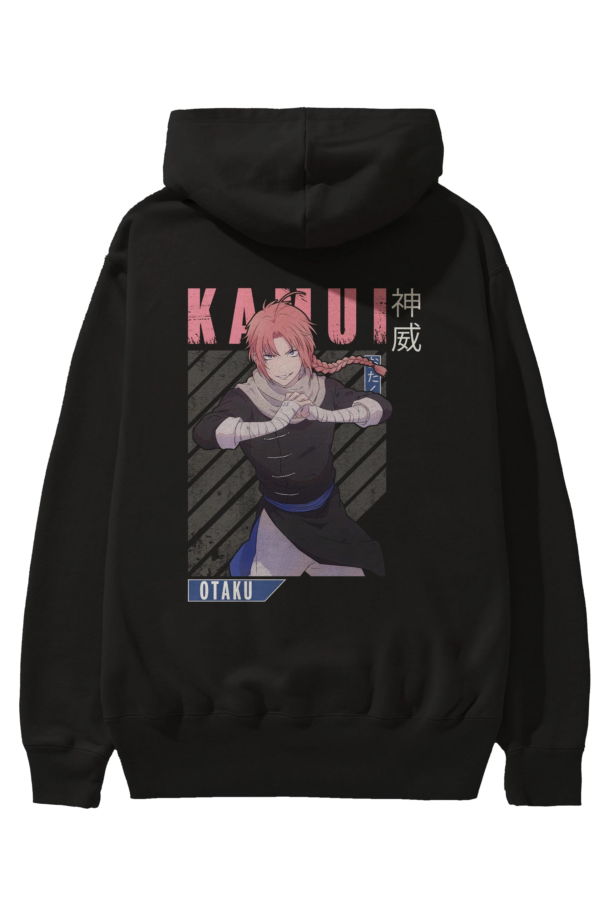 Kamui GINTAMA Anime Arka Baskılı Hoodie Oversize Kapüşonlu Sweatshirt Erkek Kadın Unisex