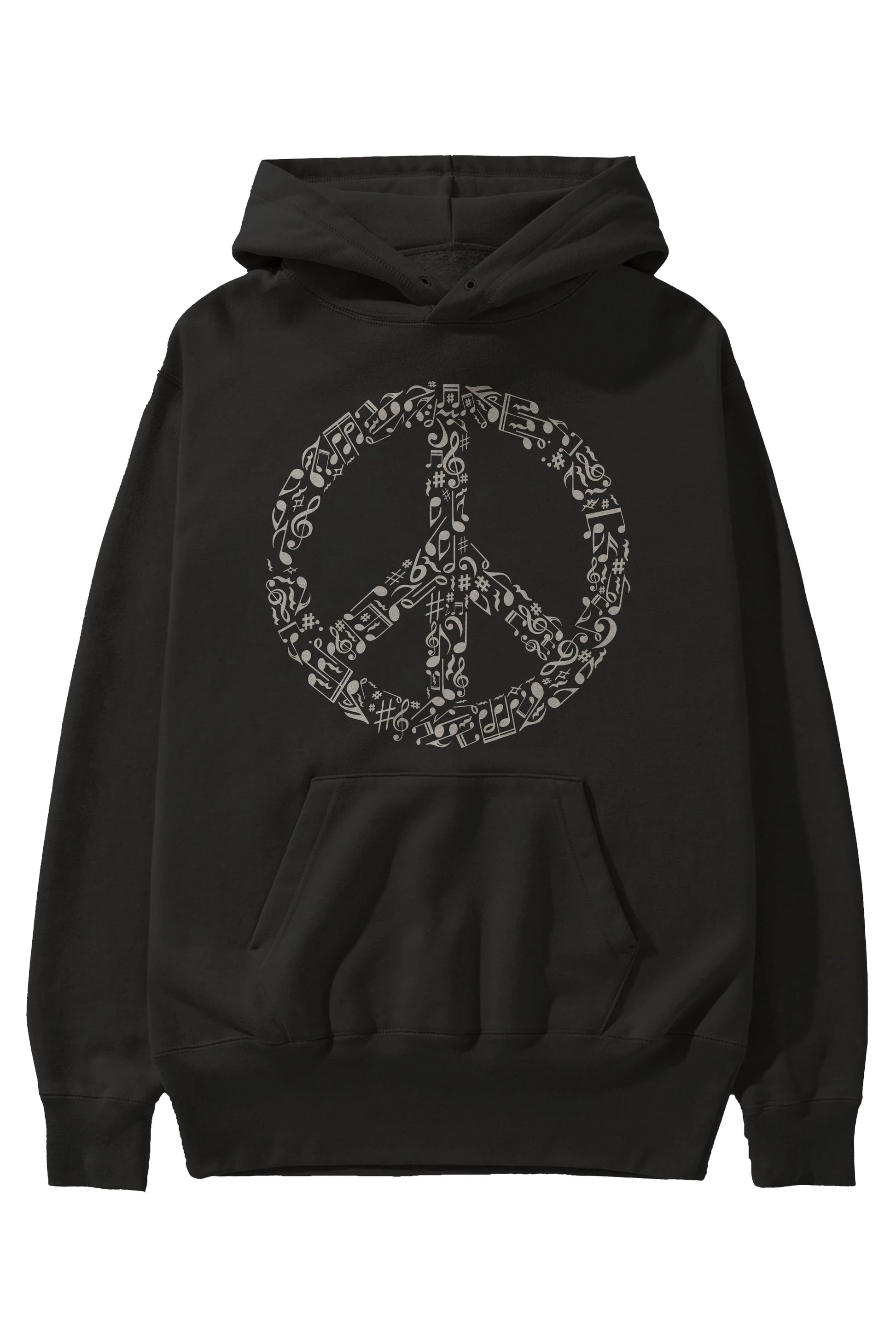 Rhyme In Peace Ön Baskılı Hoodie Oversize Kapüşonlu Sweatshirt Erkek Kadın Unisex