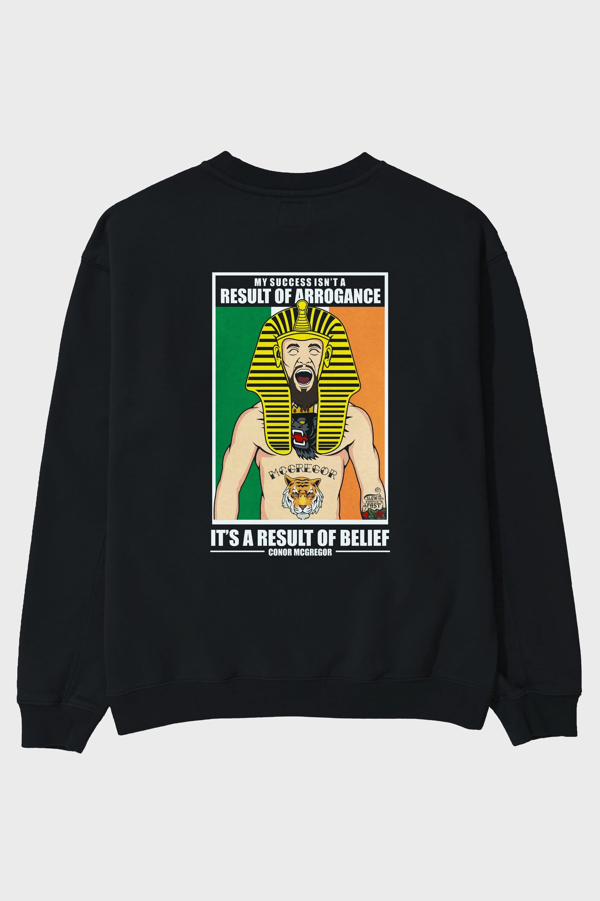 McGregor Pharaoh Arka Baskılı Oversize Sweatshirt Erkek Kadın Unisex