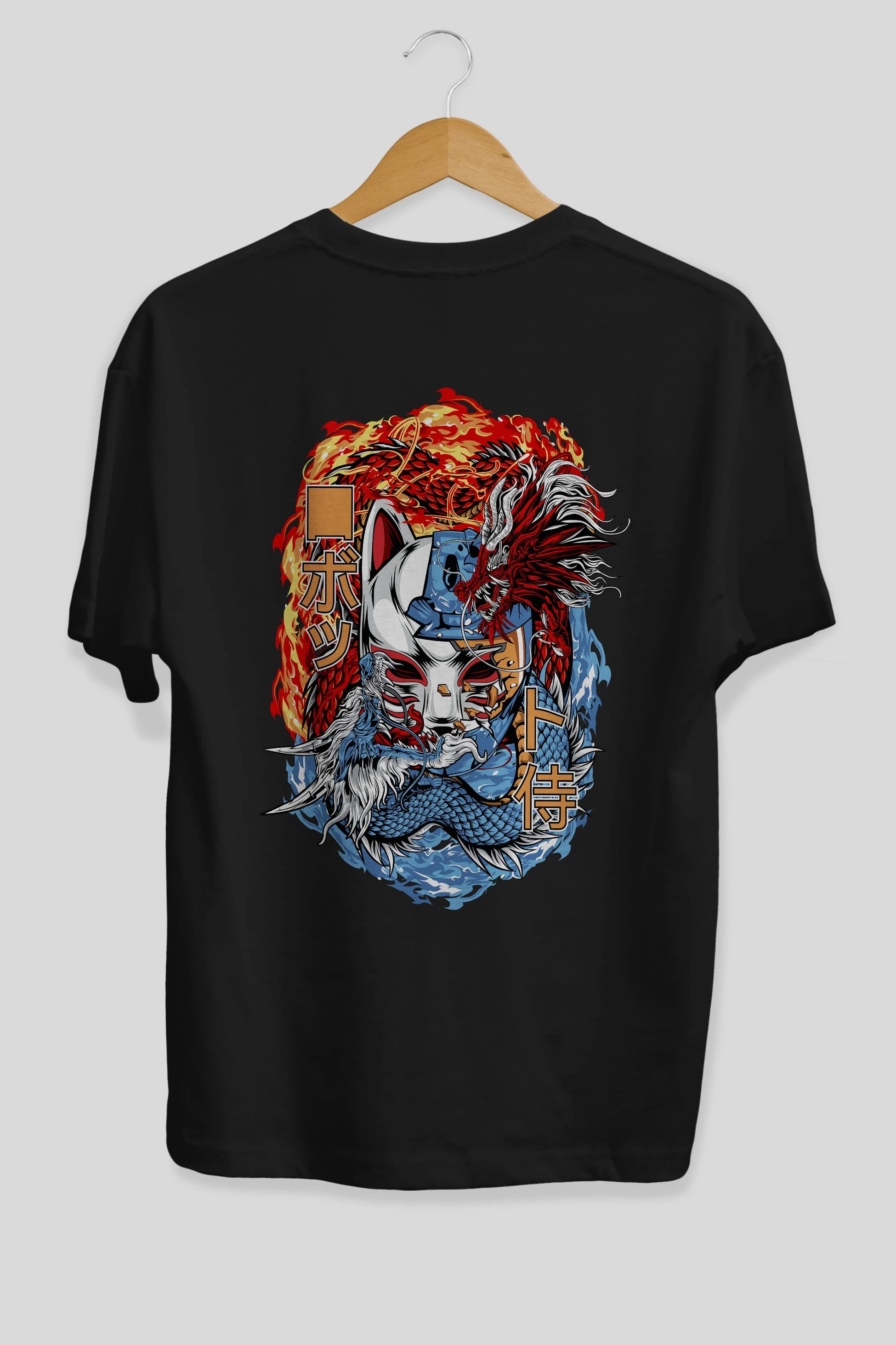 ONE PIECE (7) Anime Arka Baskılı Oversize t-shirt Erkek Kadın Unisex