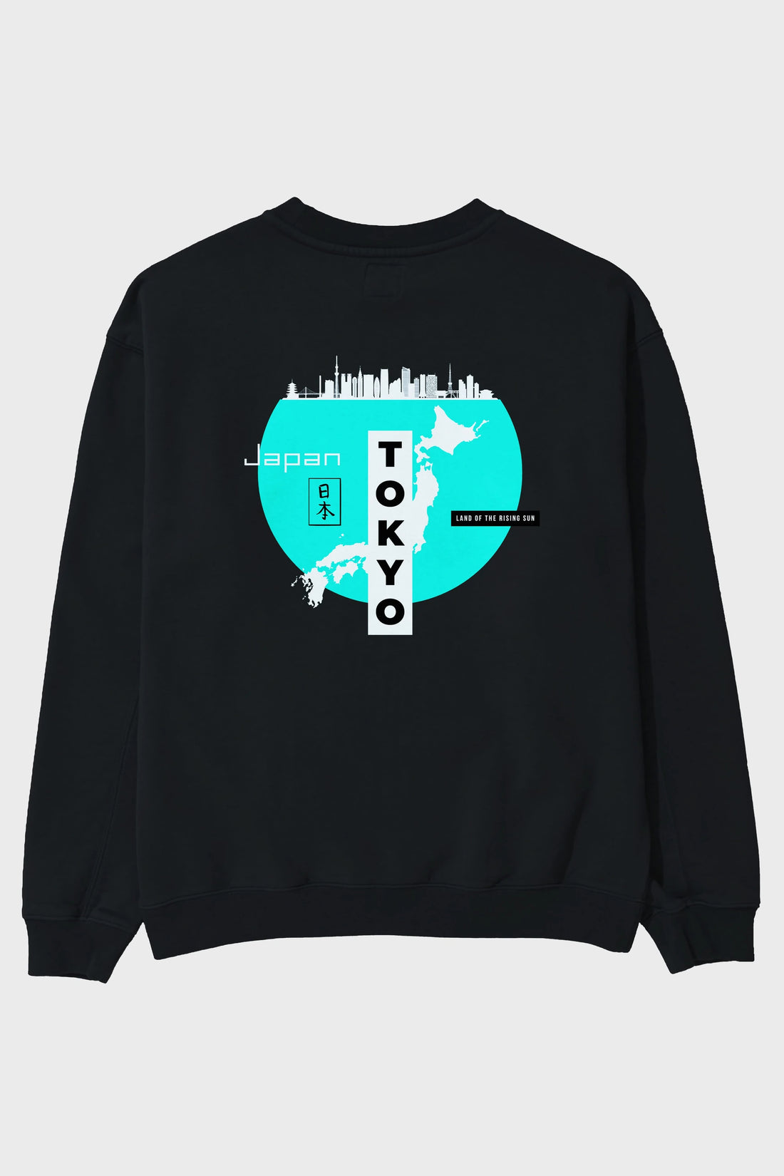 Japan Tokyo Arka Baskılı Oversize Sweatshirt Erkek Kadın Unisex