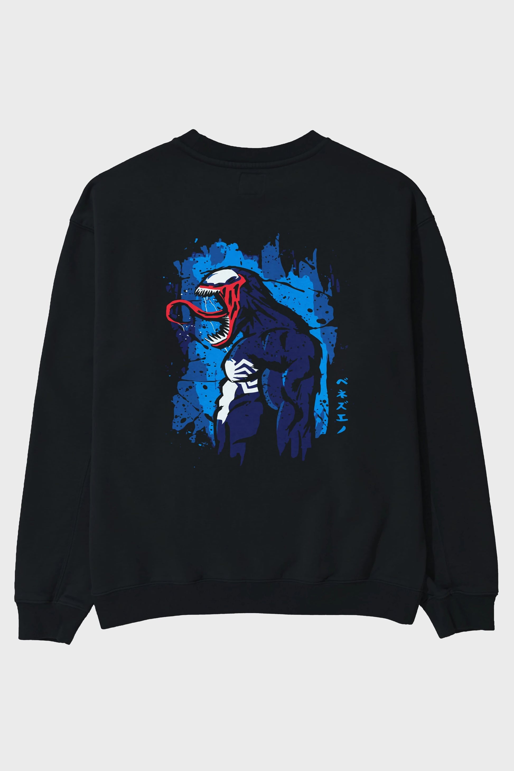 Venom (24) Arka Baskılı Oversize Sweatshirt Erkek Kadın Unisex