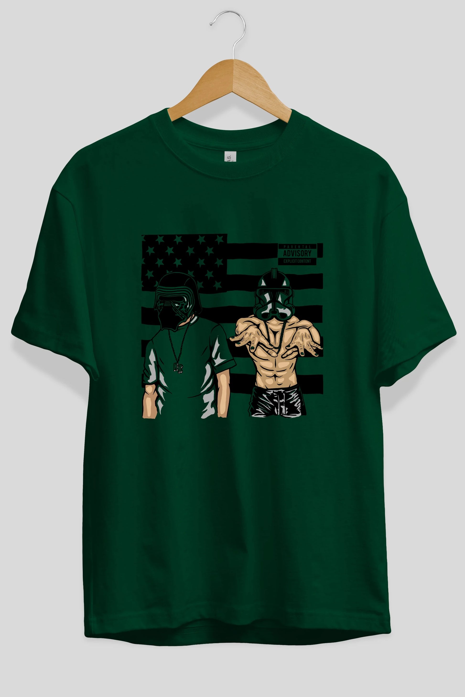 Darkonia Ön Baskılı Oversize t-shirt Erkek Kadın Unisex %100 Pamuk tişort