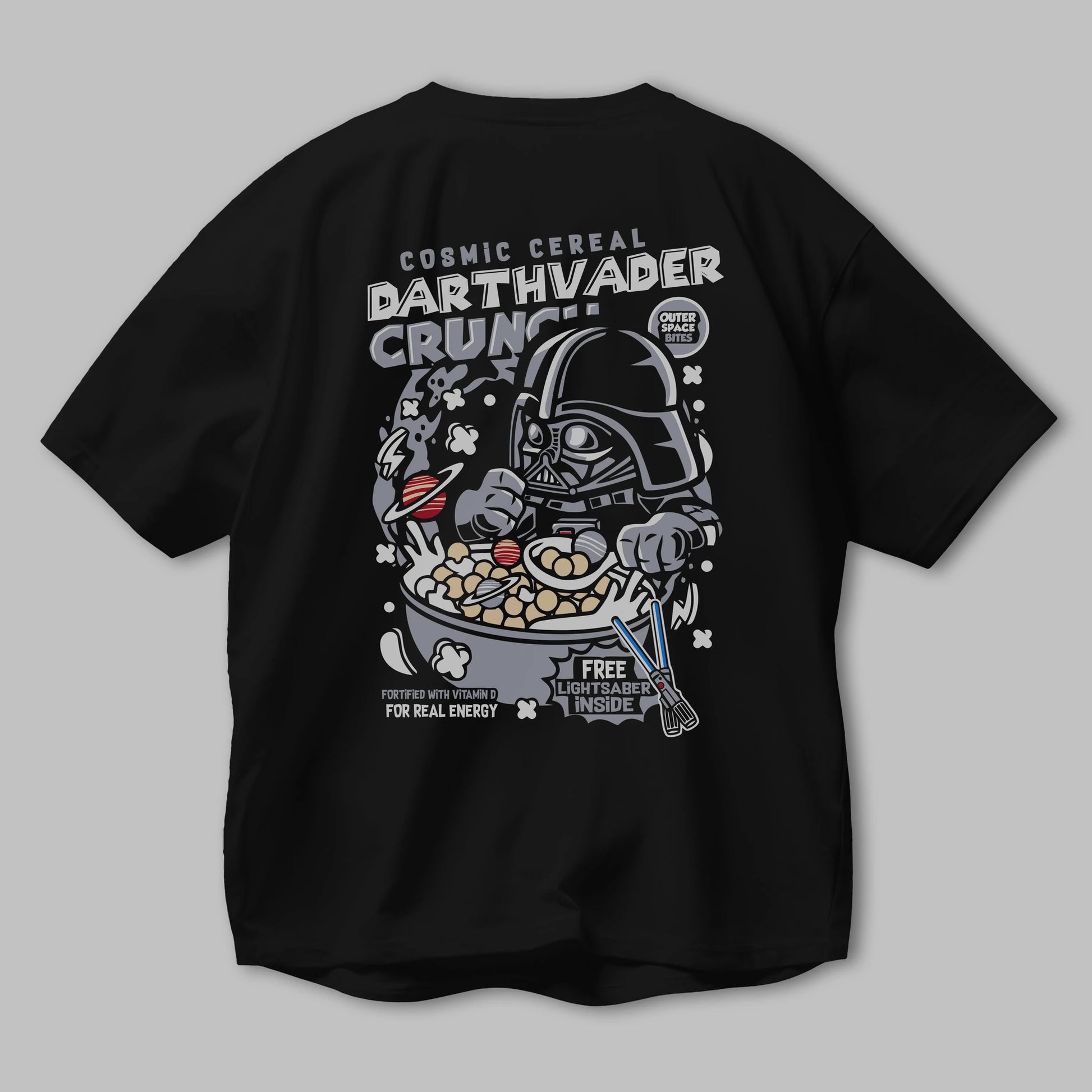 Darth Vader (2) Arka Baskılı Oversize t-shirt Erkek Kadın Unisex %100 Pamuk Bisiklet Yaka tişort