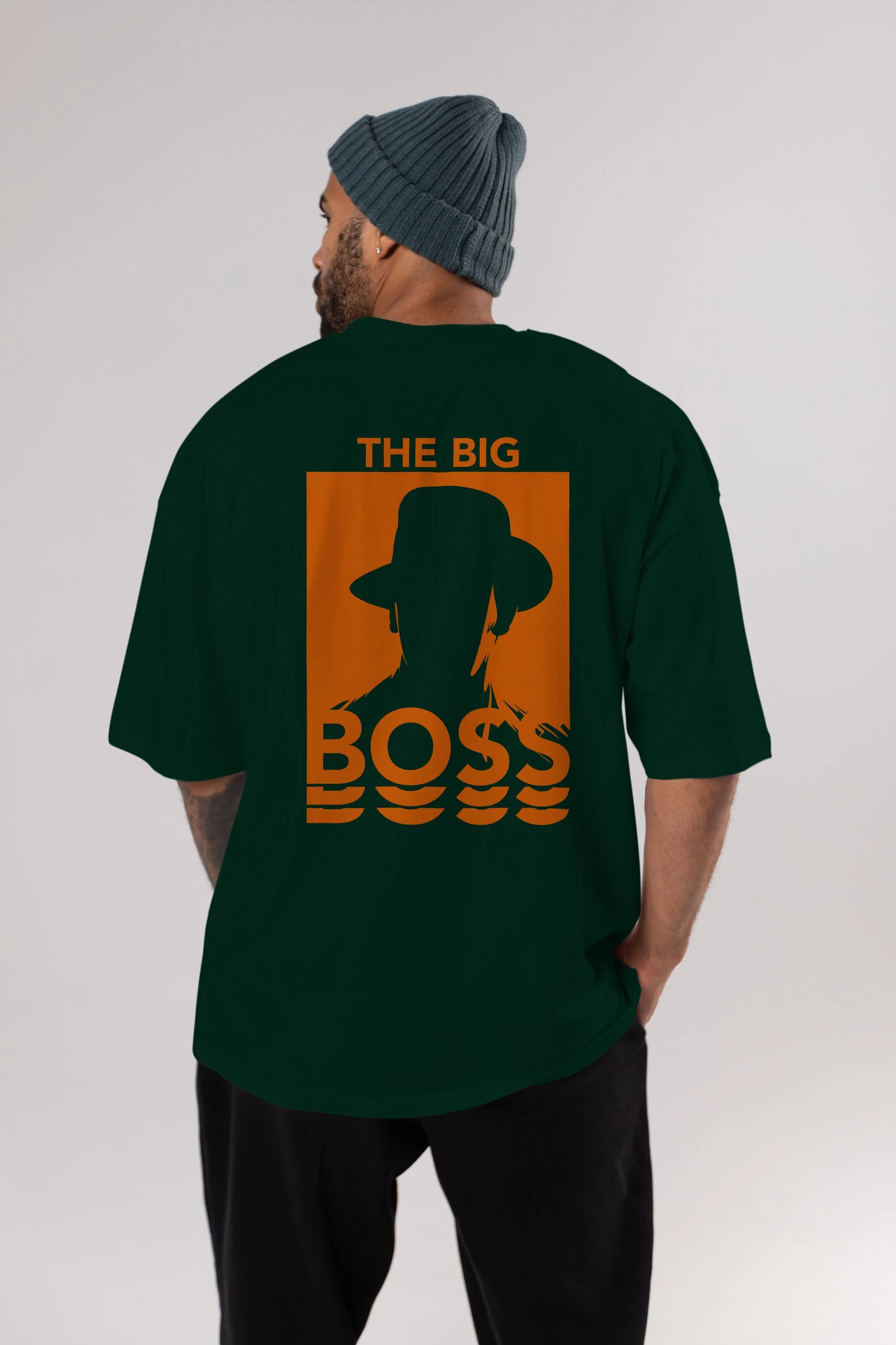 The Big Boss Arka Baskılı Oversize t-shirt Erkek Kadın Unisex