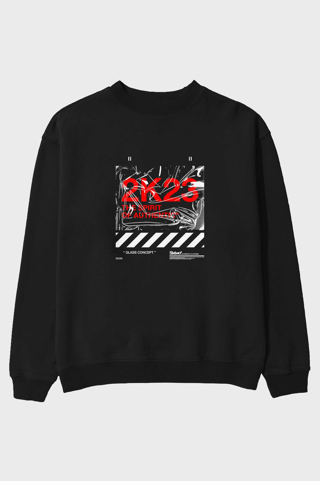 The Spirit Ön Baskılı Oversize Sweatshirt Erkek Kadın Unisex