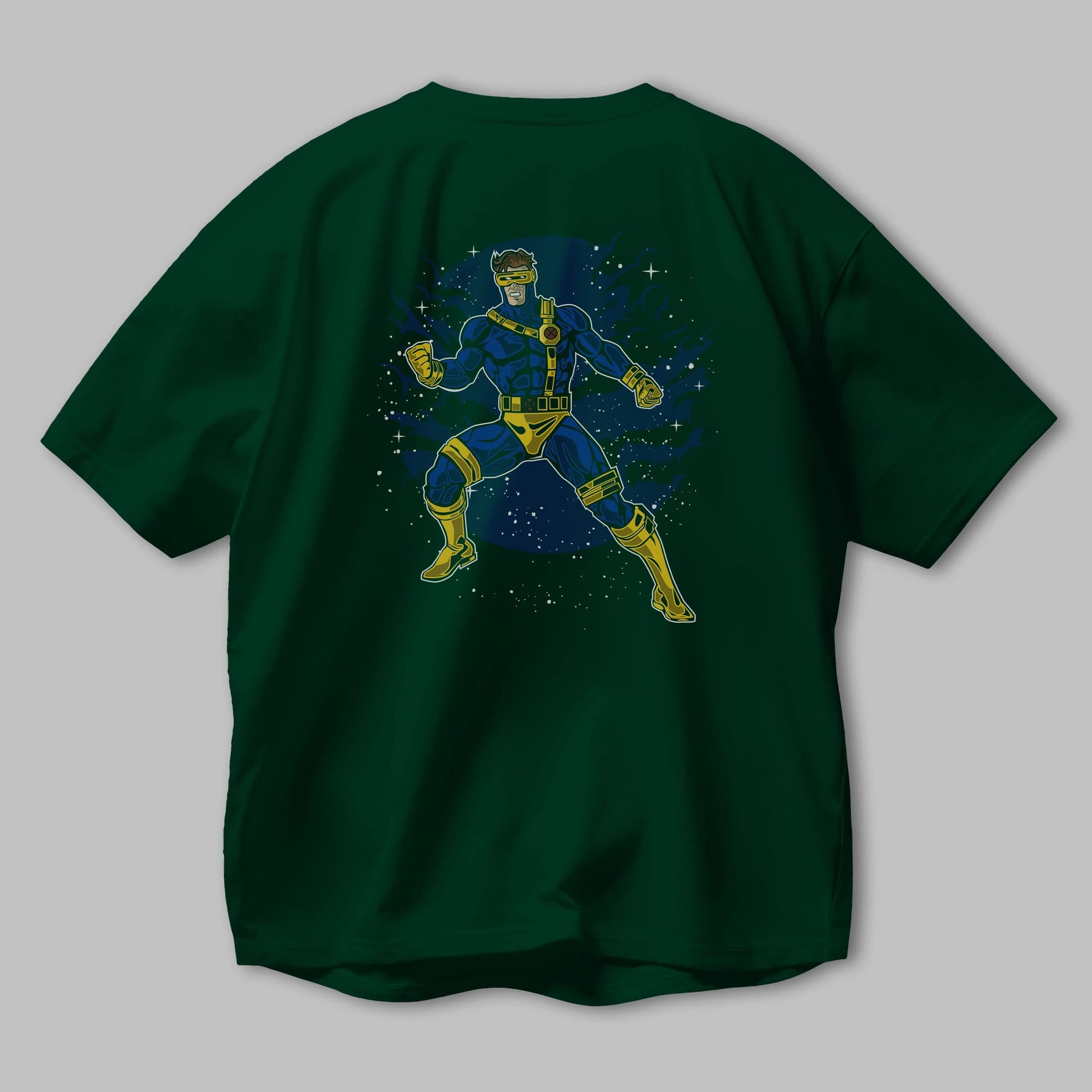 CYCLOPS Arka Baskılı Oversize t-shirt Erkek Kadın Unisex %100 Pamuk