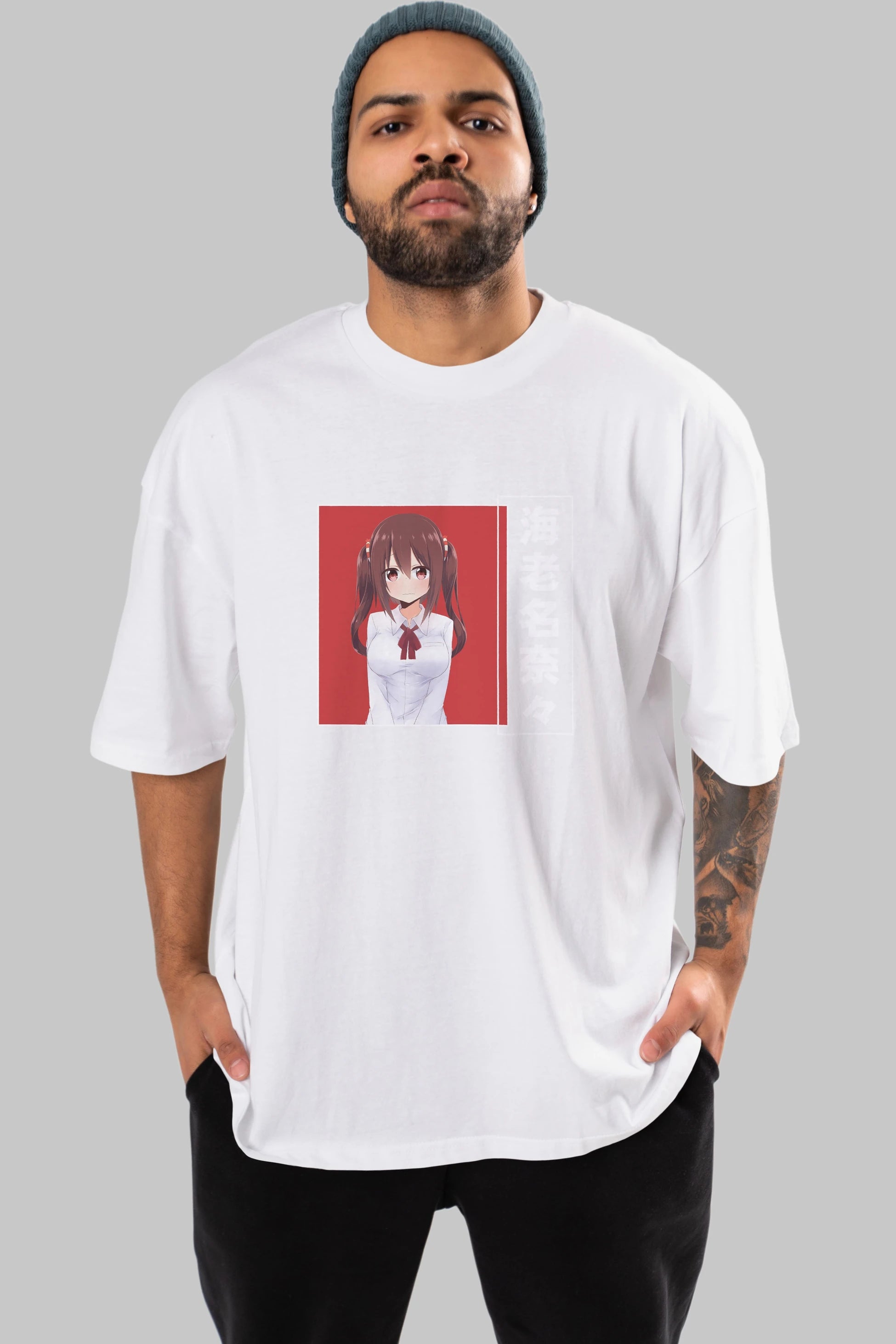Nana Ebina 1 Anime Ön Baskılı Oversize t-shirt %100 pamuk Erkek Kadın Unisex