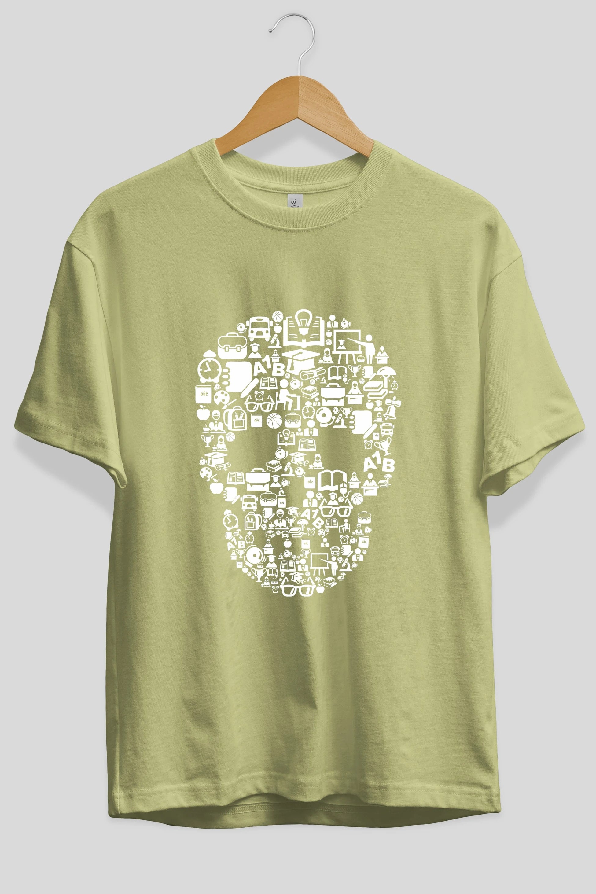 Dead  School Ön Baskılı Oversize t-shirt %100 pamuk Erkek Kadın Unisex
