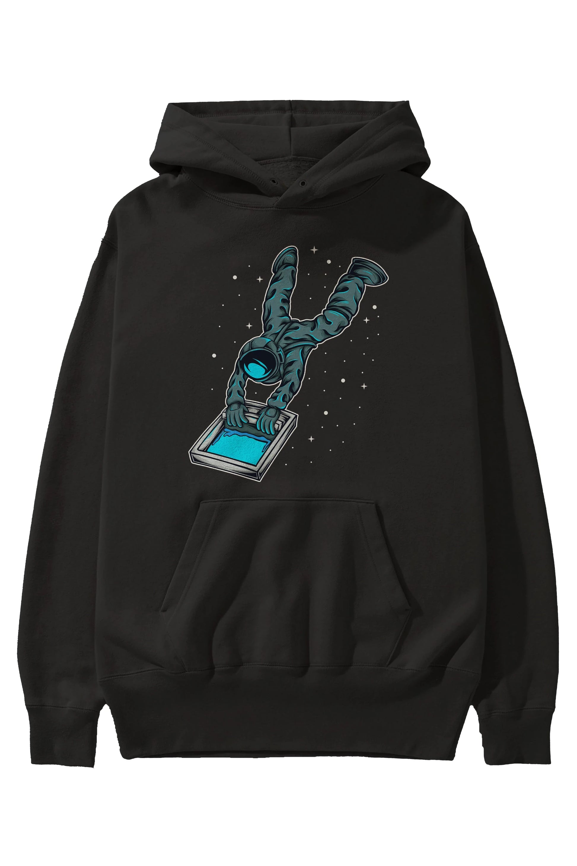Astroscreen Ön Baskılı Hoodie Oversize Kapüşonlu Sweatshirt Erkek Kadın Unisex