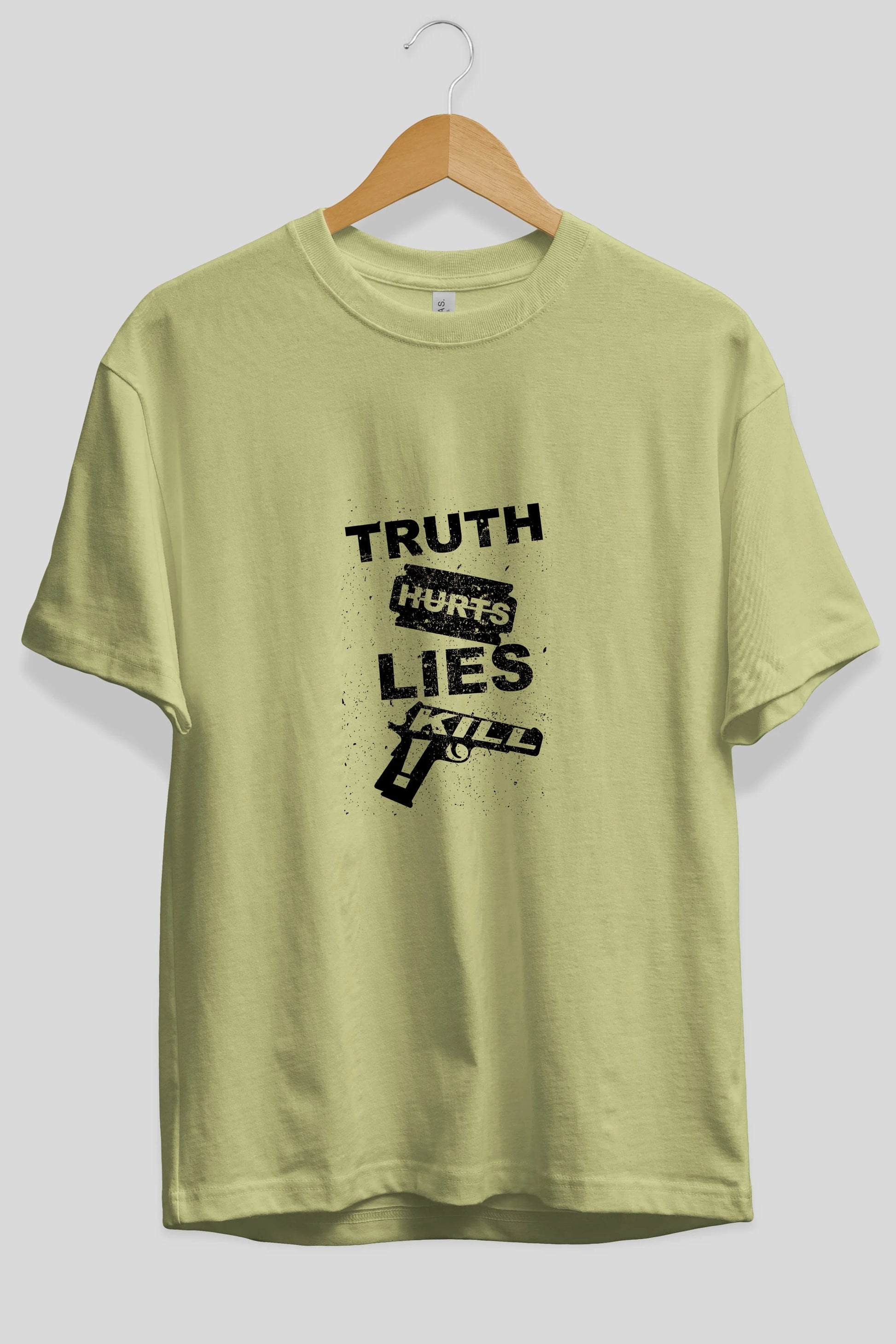 Truth Hurts Ön Baskılı Oversize t-shirt %100 pamuk Erkek Kadın Unisex