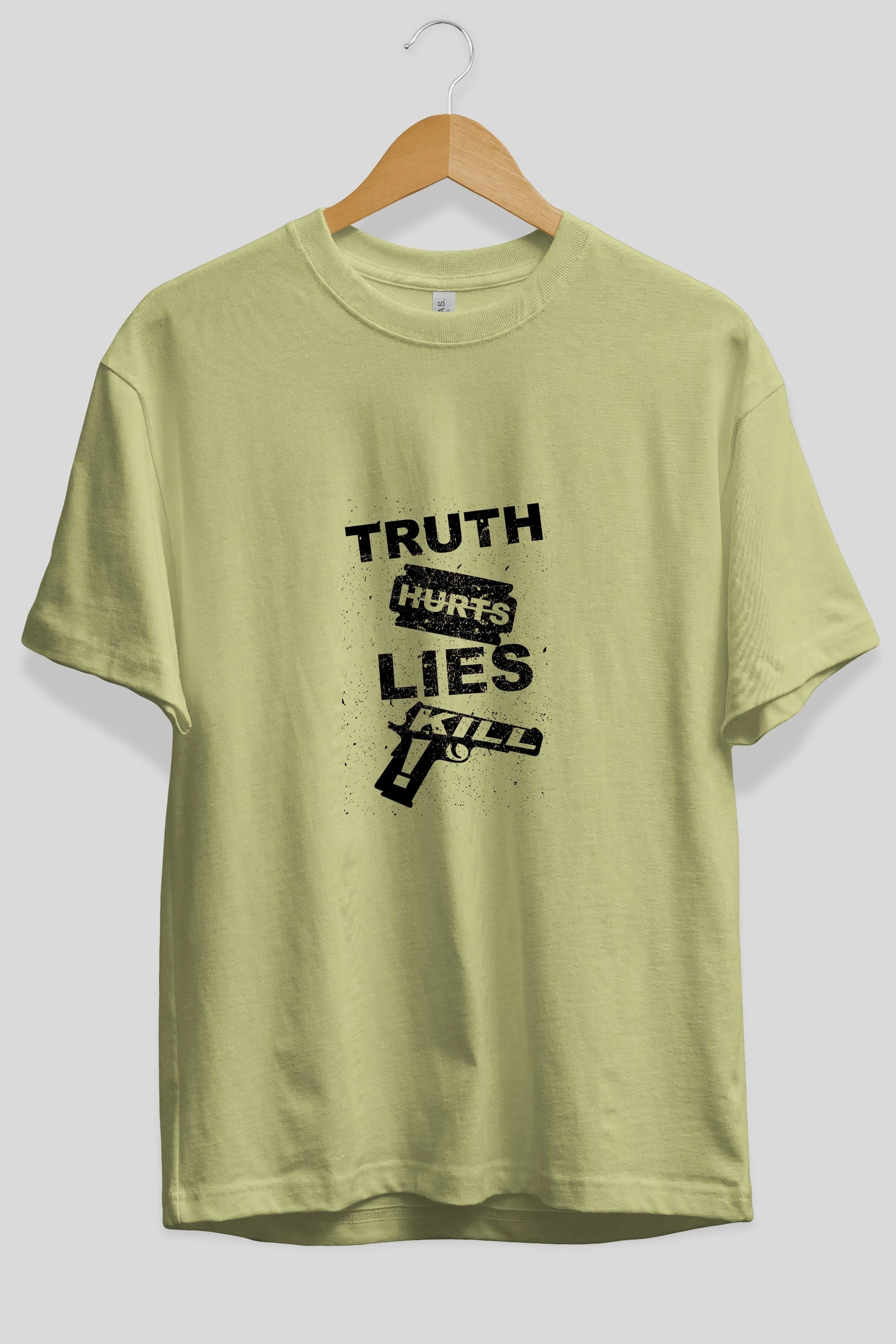 Truth Hurts Ön Baskılı Oversize t-shirt %100 pamuk Erkek Kadın Unisex