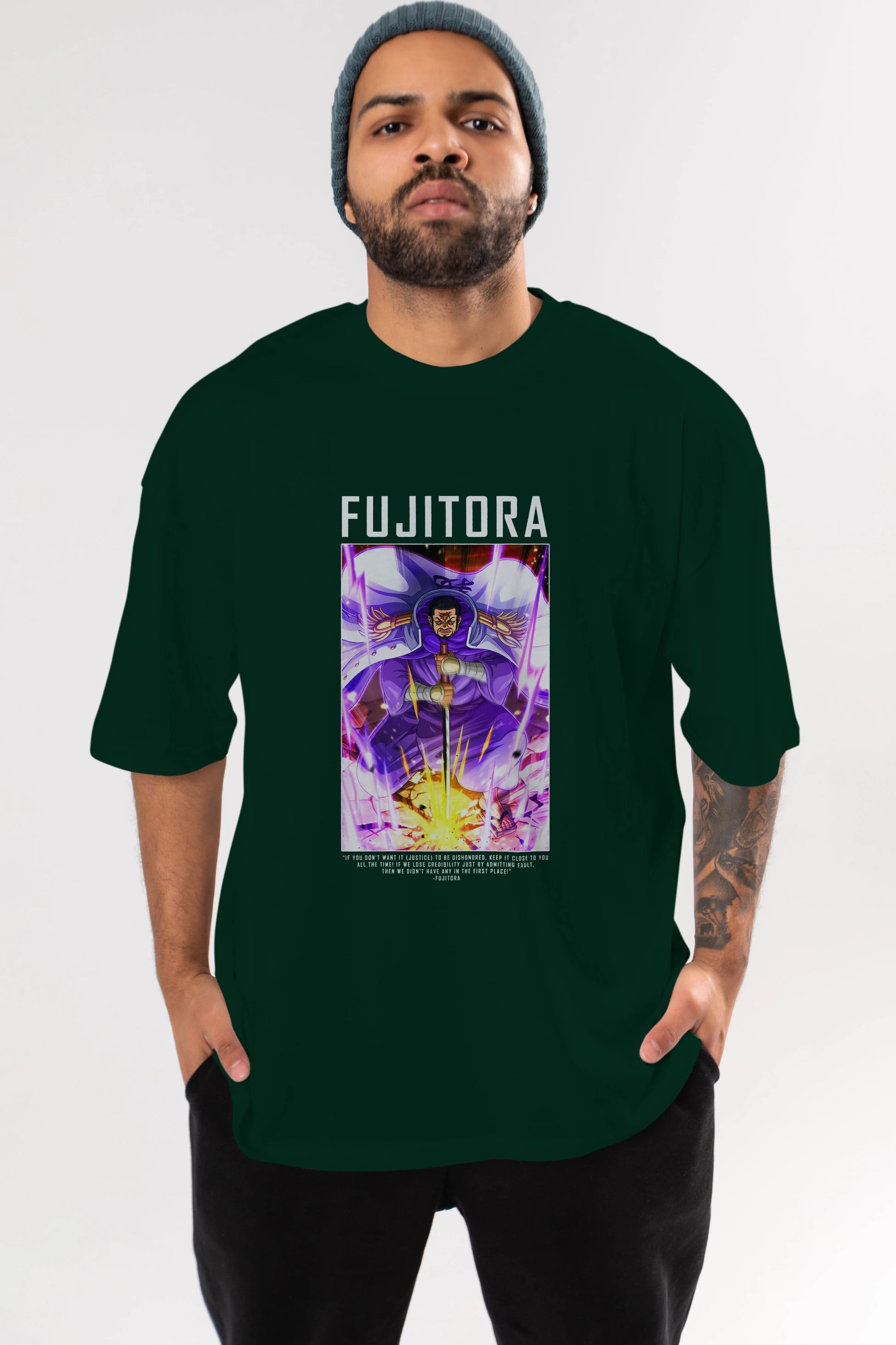 Issho Anime Ön Baskılı Oversize t-shirt Erkek Kadın Unisex