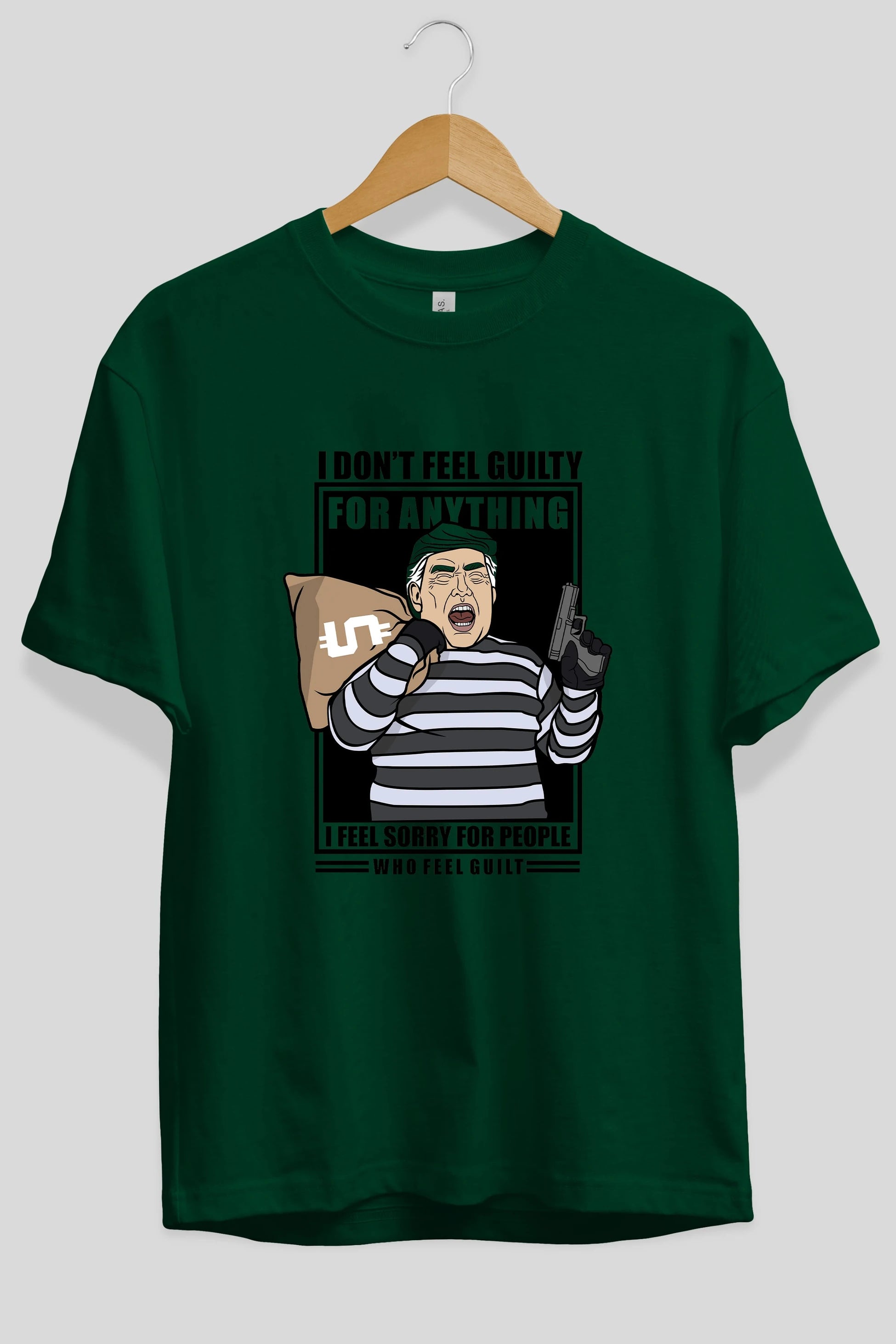 Criminal Trump Ön Baskılı Oversize t-shirt Erkek Kadın Unisex %100 Pamuk tişort