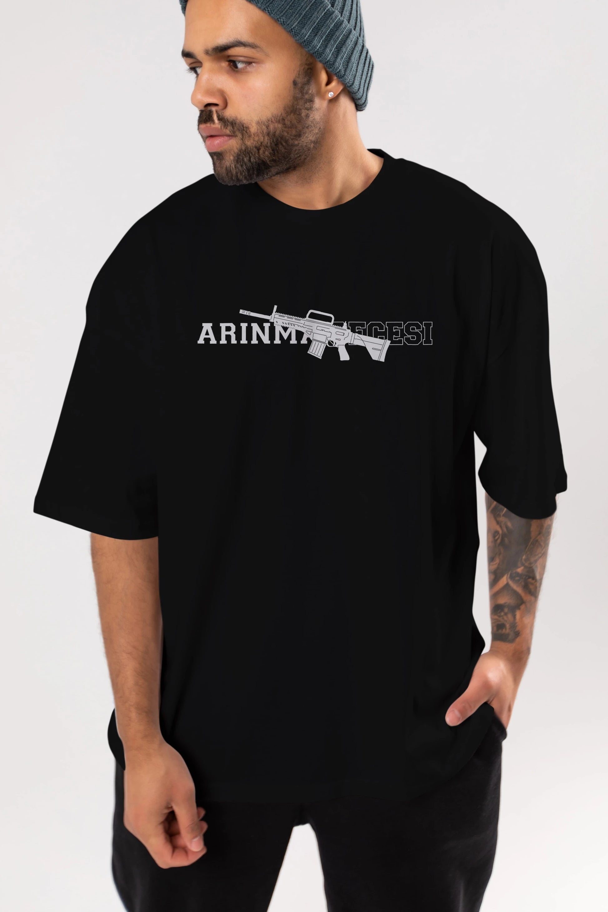 Arınma Gecesi Ön Baskılı Oversize t-shirt %100 pamuk Erkek Kadın Unisex