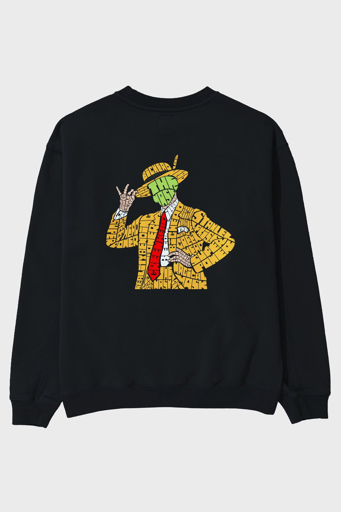 The Mask Arka Baskılı Oversize Sweatshirt Erkek Kadın Unisex