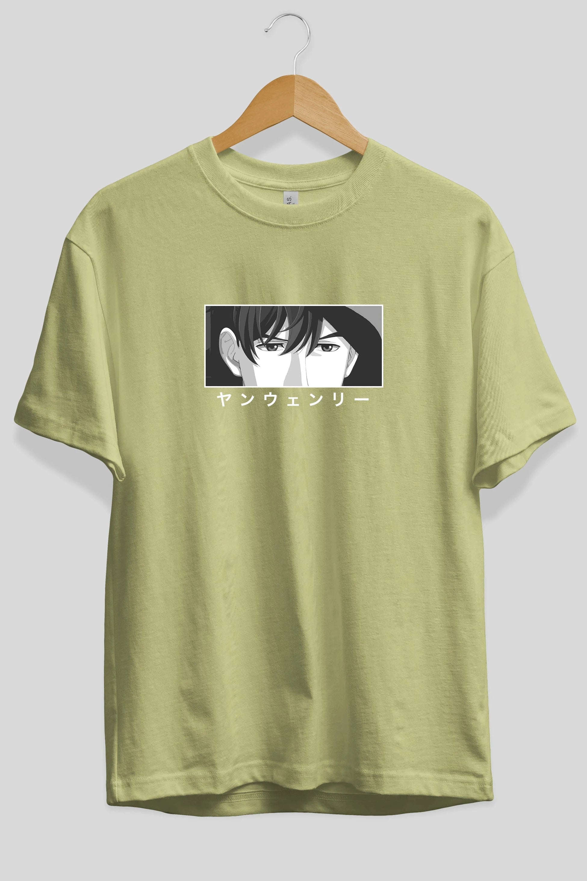Wen-li Yang 1 Anime Ön Baskılı Oversize t-shirt %100 pamuk Erkek Kadın Unisex
