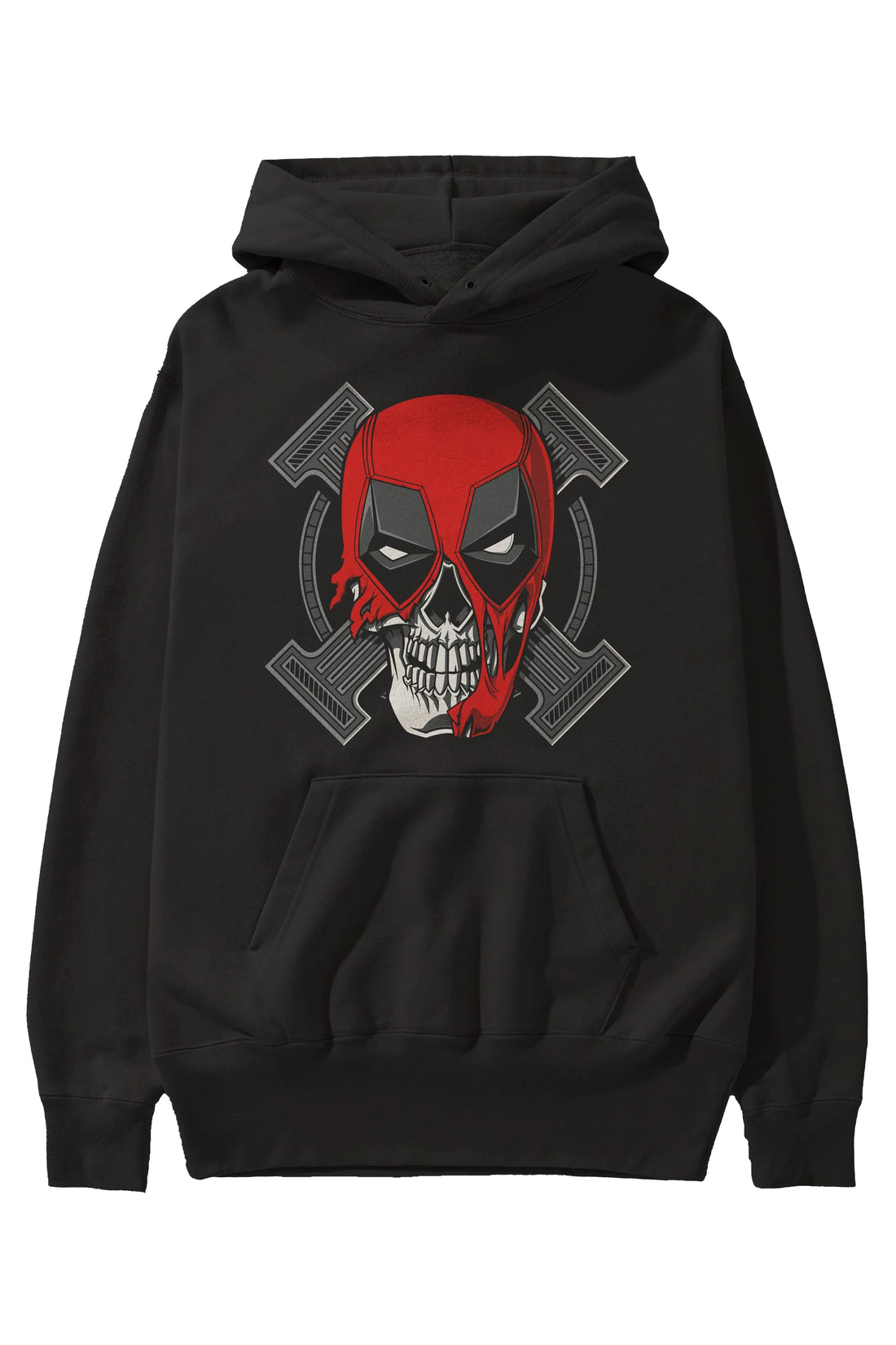 Deadpool (7) Ön Baskılı Hoodie Oversize Kapüşonlu Sweatshirt Erkek Kadın Unisex