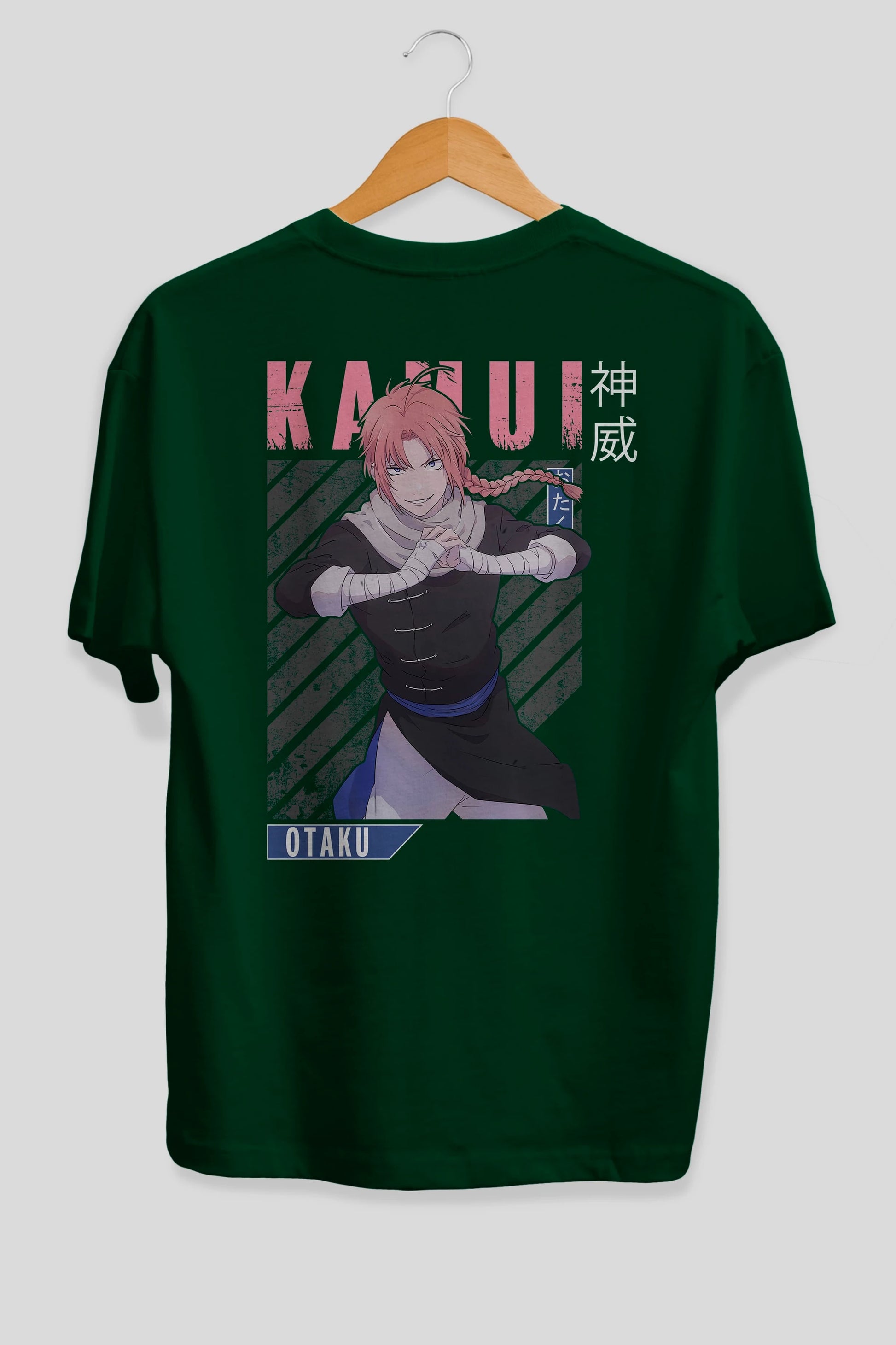 Kamui GINTAMA Anime Arka Baskılı Oversize t-shirt Erkek Kadın Unisex