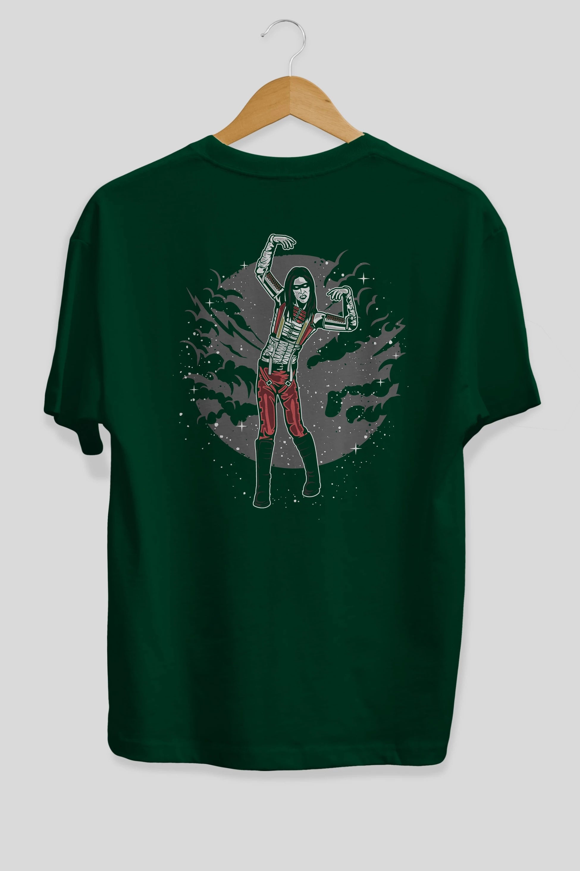 Marilyn Manson Arka Baskılı Oversize t-shirt Erkek Kadın Unisex %100 Pamuk