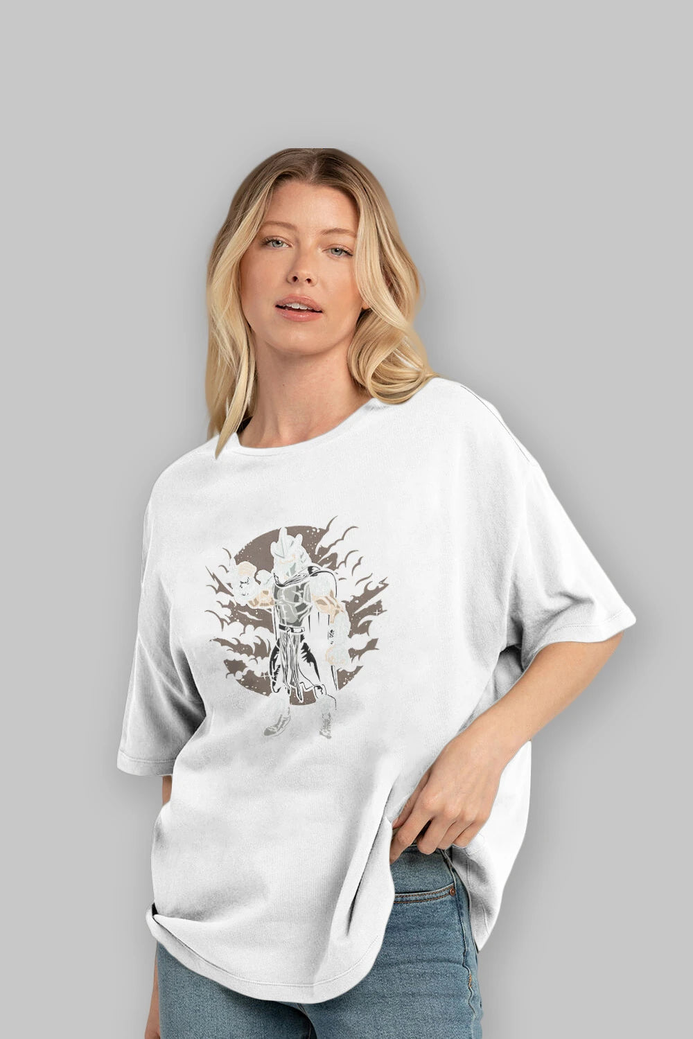 SHREDDER Ön Baskılı Oversize t-shirt Erkek Kadın Unisex %100 Pamuk tişort