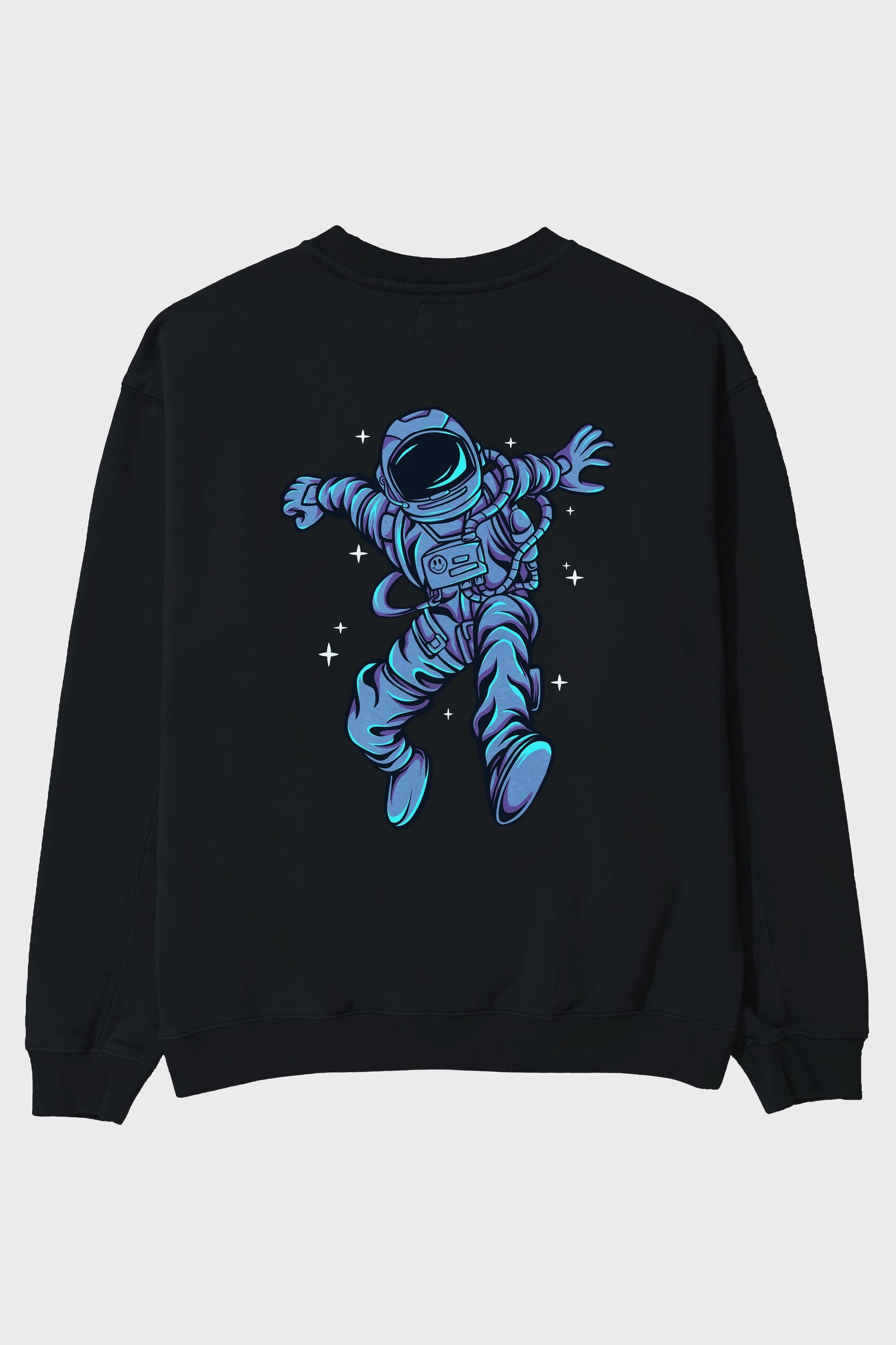 Astrostars tshirt Arka Baskılı Oversize Sweatshirt Erkek Kadın Unisex