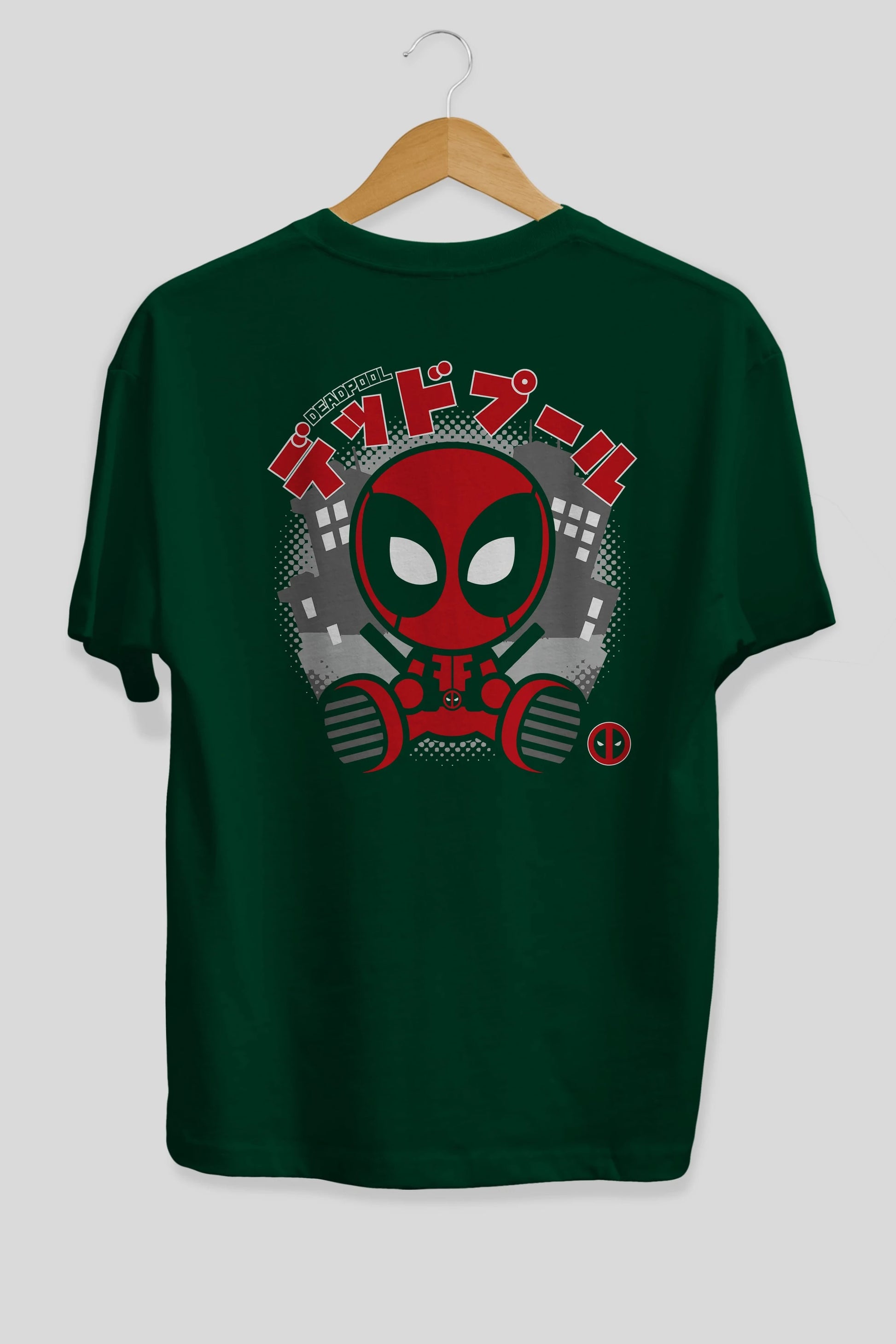 Deadpool (15) Arka Baskılı Oversize t-shirt Erkek Kadın Unisex %100 Pamuk Bisiklet Yaka tişort