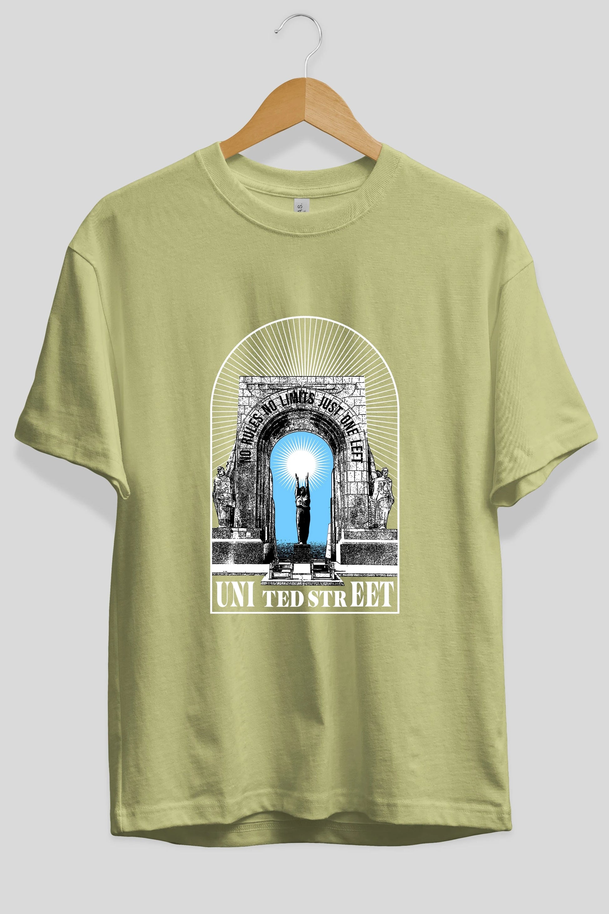 No Rules No Limits Ön Baskılı Oversize t-shirt Erkek Kadın Unisex