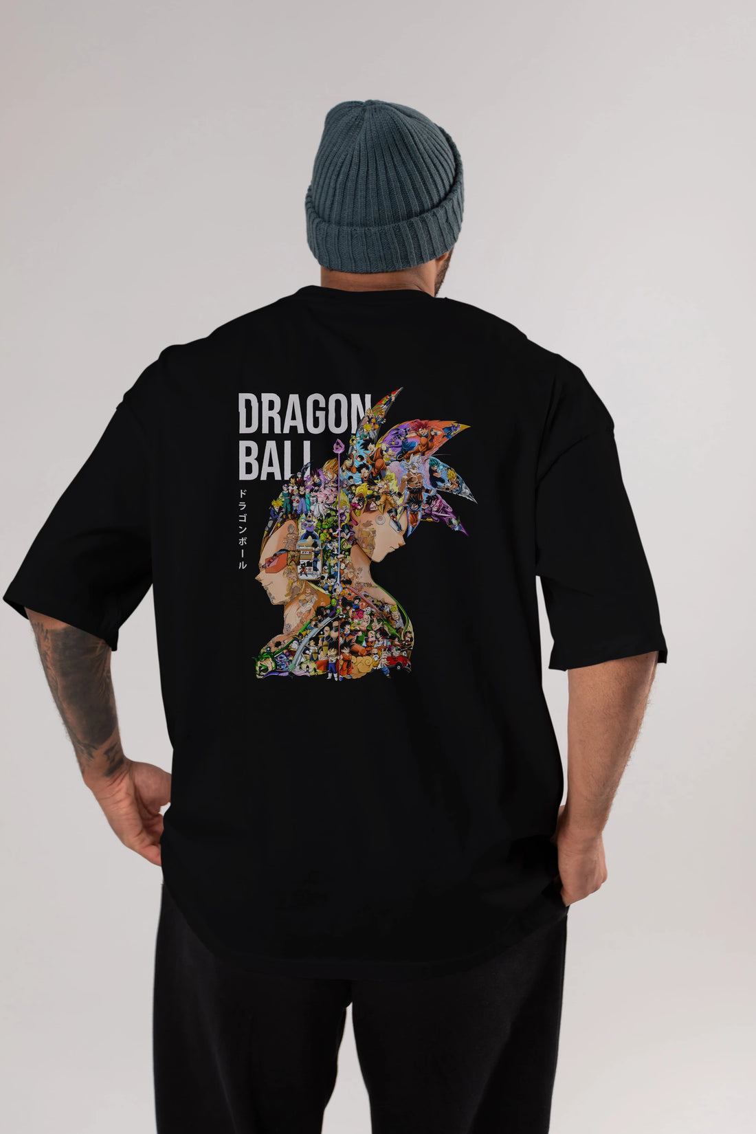 DRAGON BALL ART (5) Anime Arka Baskılı Oversize t-shirt Erkek Kadın Unisex