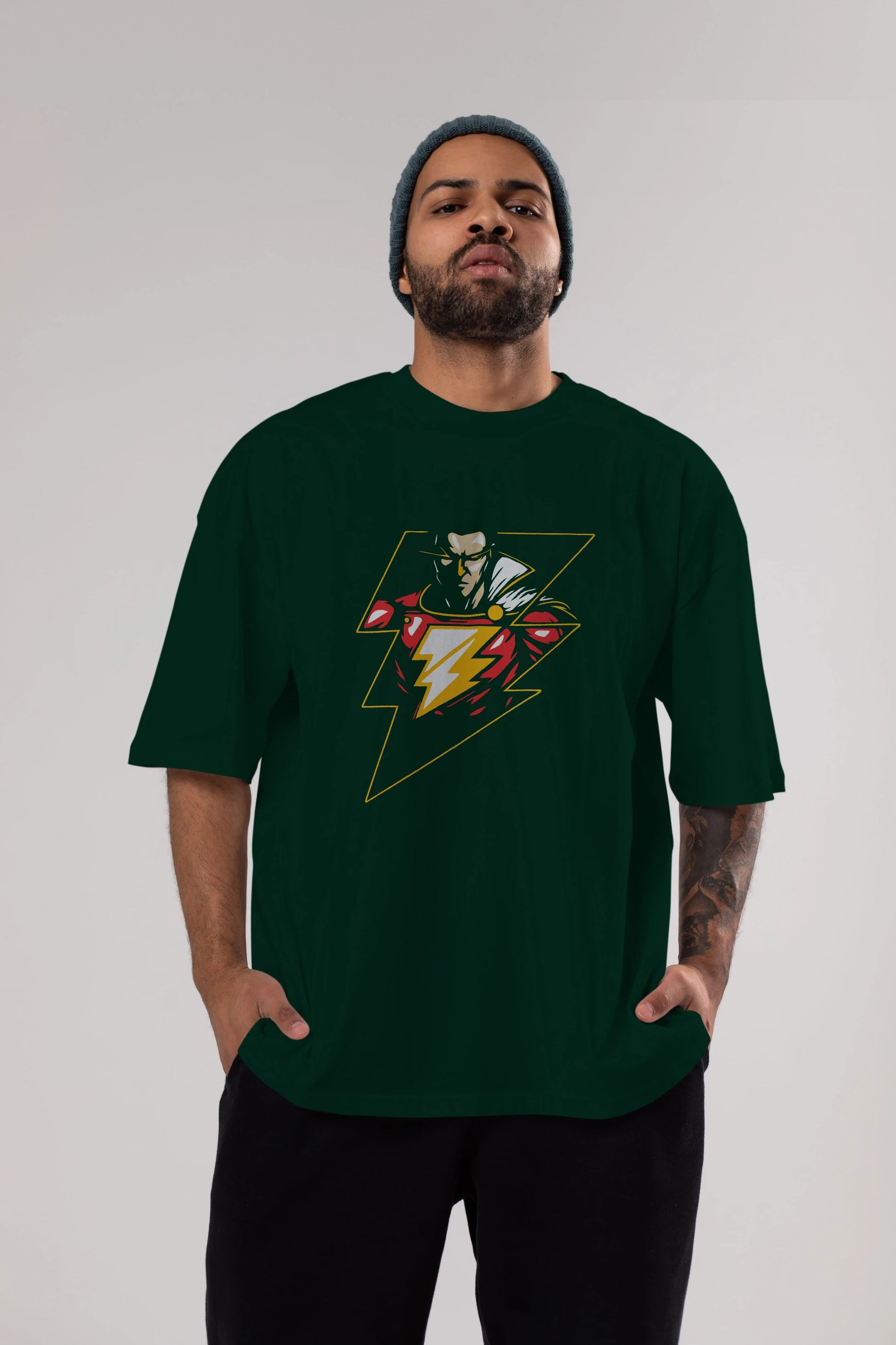 Flash Avengers (3) Ön Baskılı Oversize t-shirt Erkek Kadın Unisex %100 Pamuk Bisiklet Yaka tişort