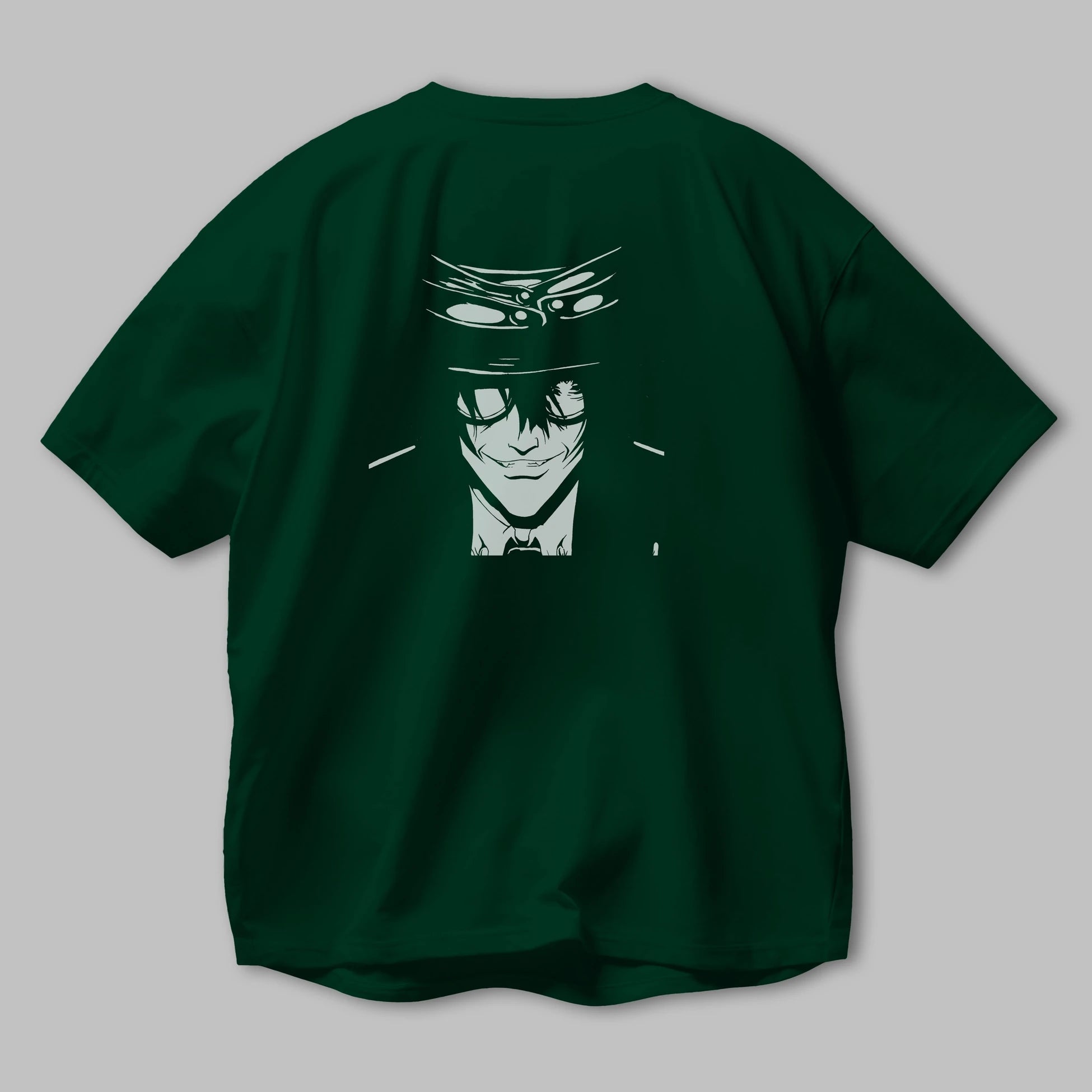 Alucard 1 Anime Arka Baskılı Oversize t-shirt Erkek Kadın Unisex