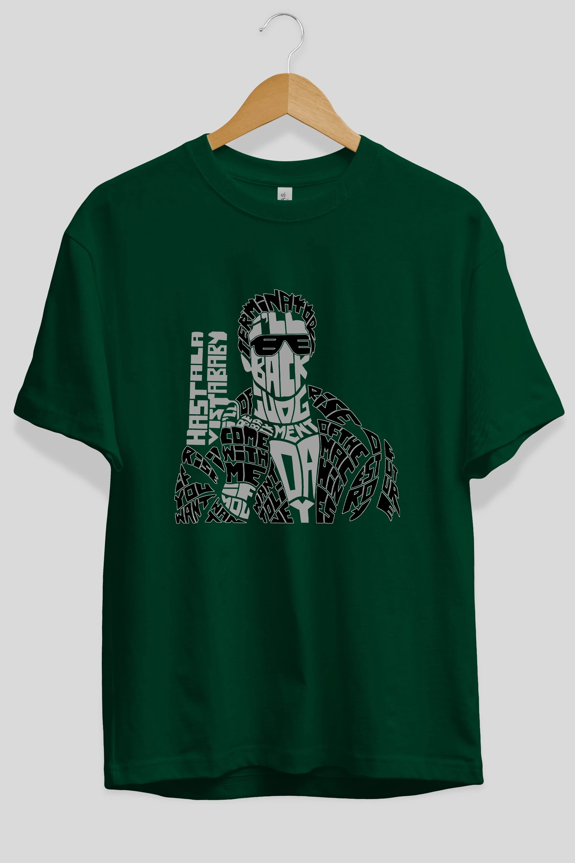 I_ll Be Back Ön Baskılı Oversize t-shirt %100 pamuk Erkek Kadın Unisex