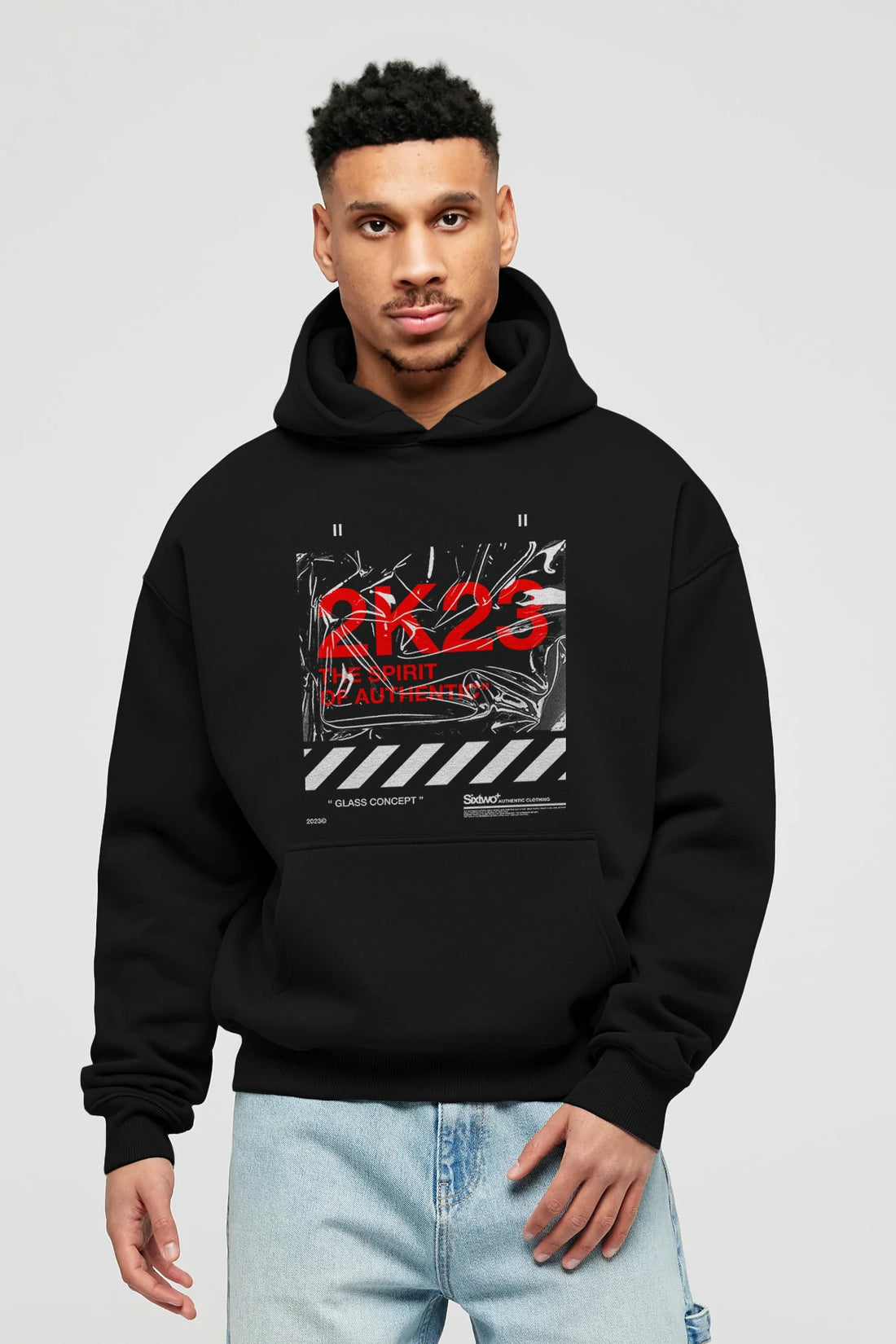 The Spirit Ön Baskılı Hoodie Oversize Kapüşonlu Sweatshirt Erkek Kadın Unisex