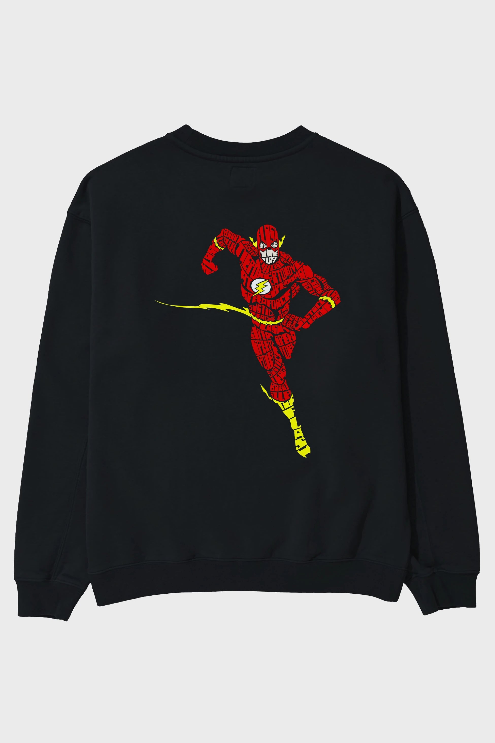 The Flash Arka Baskılı Oversize Sweatshirt Erkek Kadın Unisex