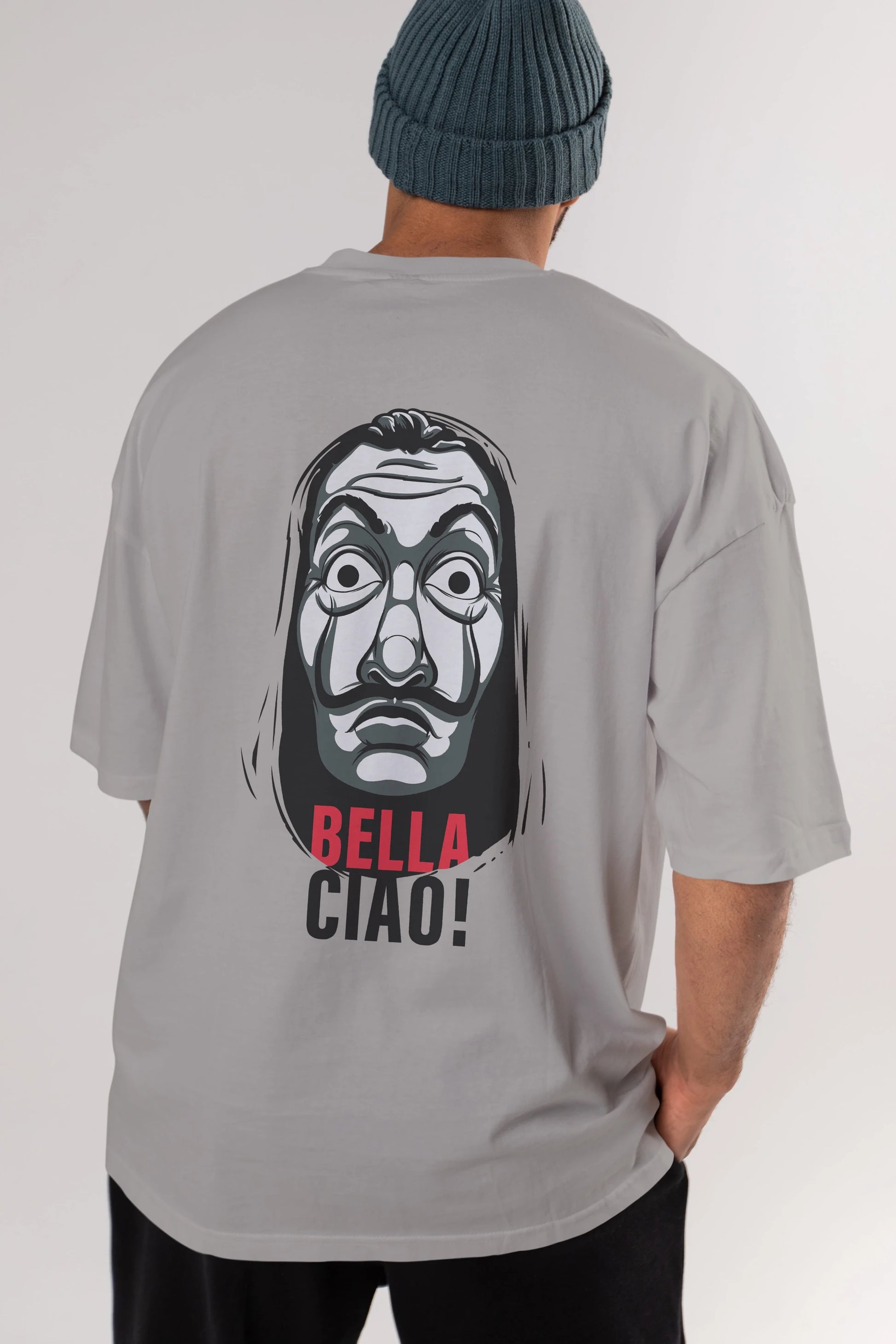 La Casa De Papel (12) Arka Baskılı Oversize t-shirt Erkek Kadın Unisex %100 Pamuk Bisiklet Yaka tişort