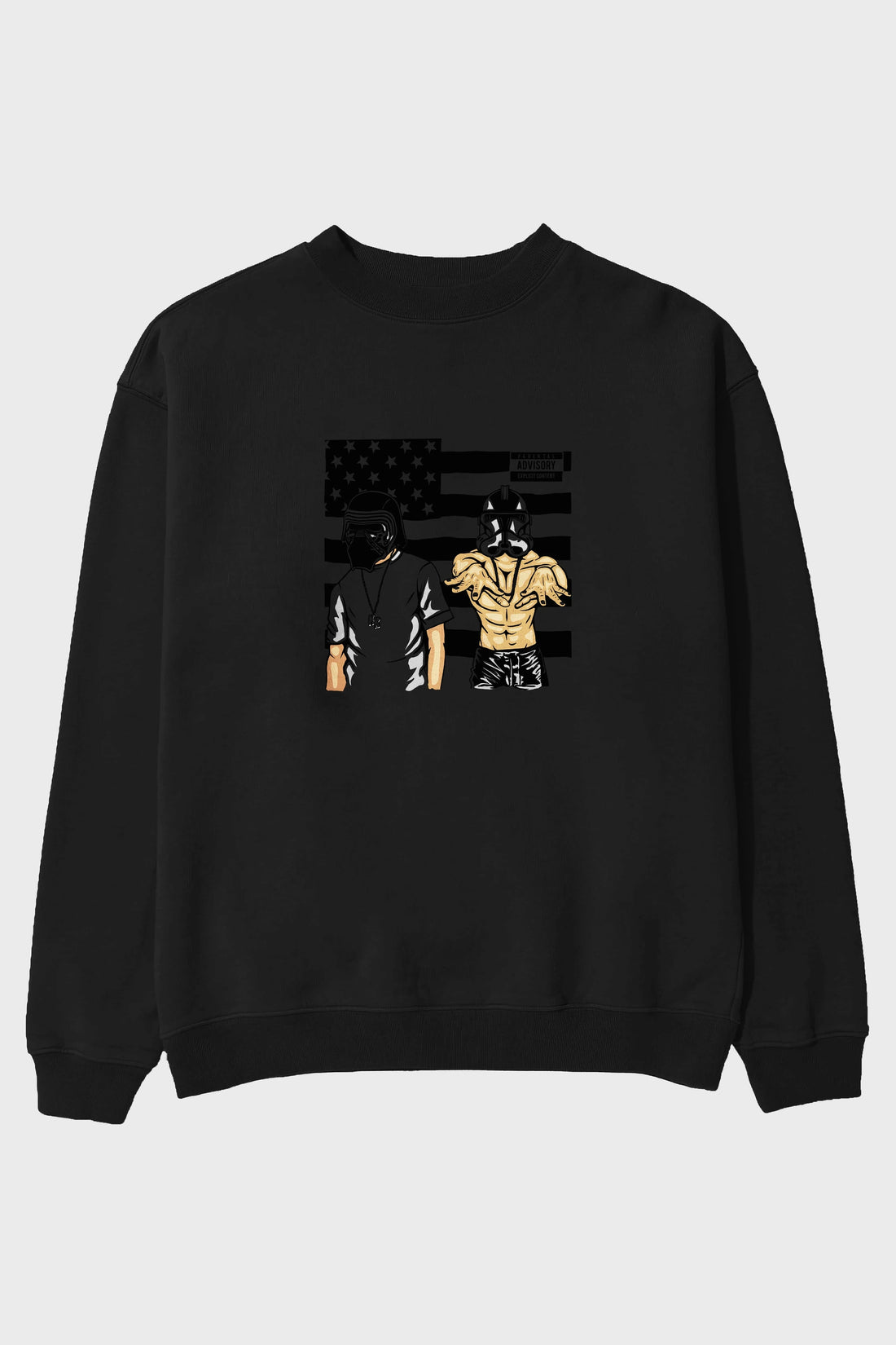 Darkonia Ön Baskılı Oversize Sweatshirt Erkek Kadın Unisex