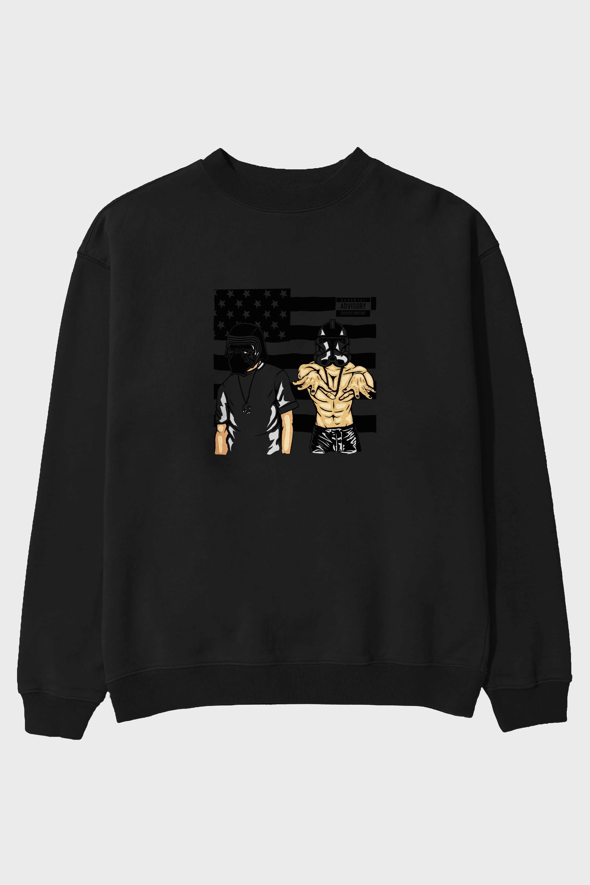 Darkonia Ön Baskılı Oversize Sweatshirt Erkek Kadın Unisex