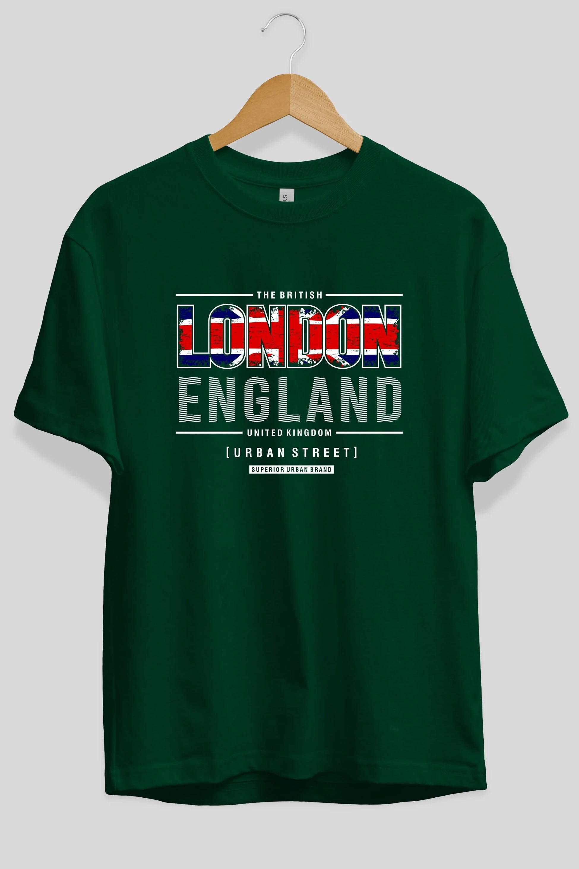London England Ön Baskılı Oversize t-shirt Erkek Kadın Unisex