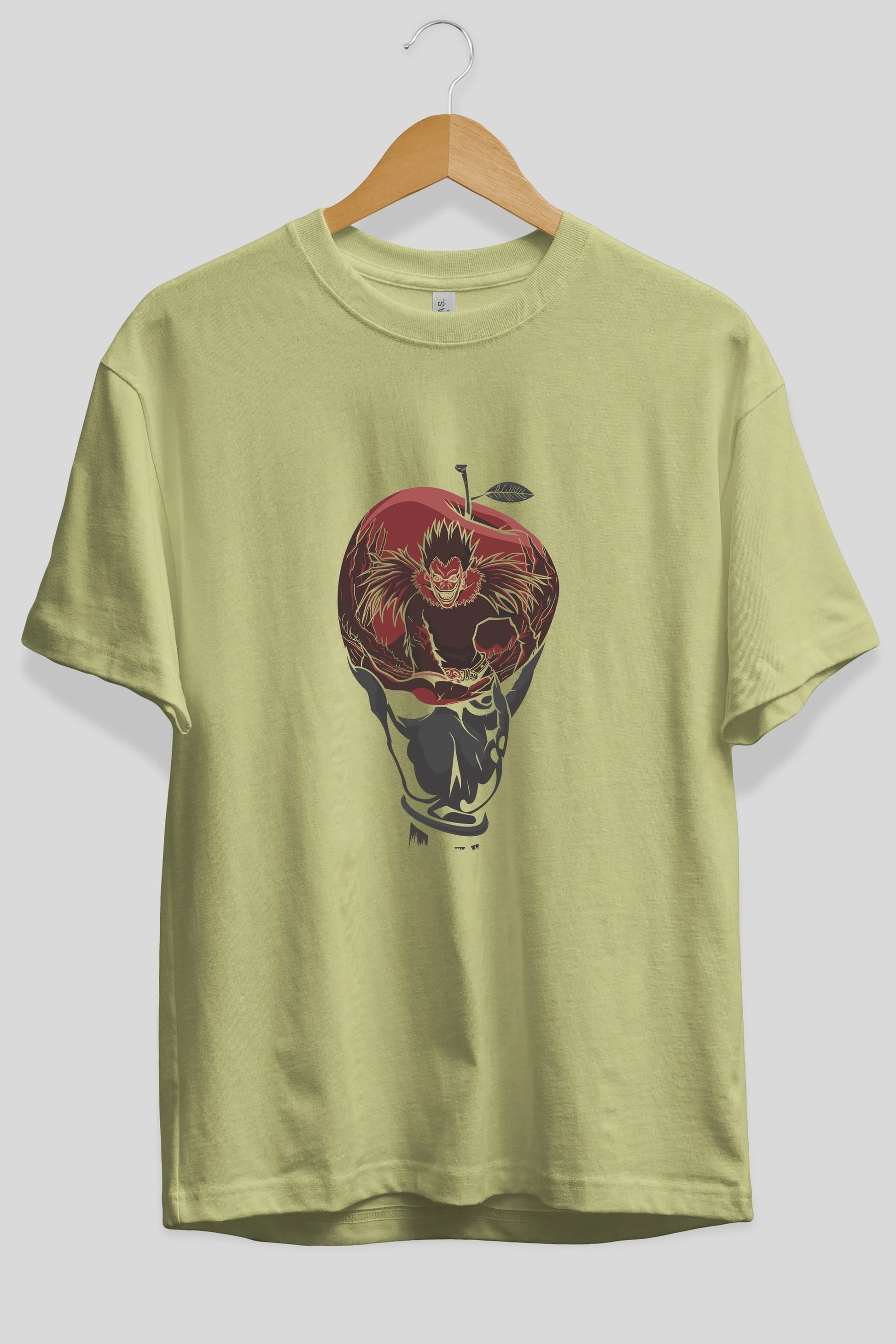 DEATH NOTE -RYUK Anime Ön Baskılı Oversize t-shirt %100 pamuk Erkek Kadın Unisex
