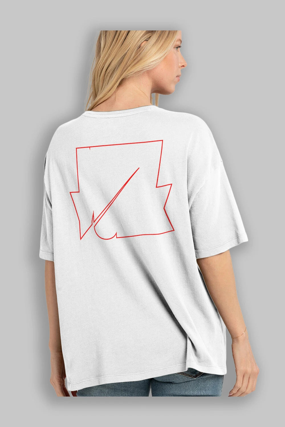 New York Perfection Style Arka Baskılı Oversize t-shirt Erkek Kadın Unisex