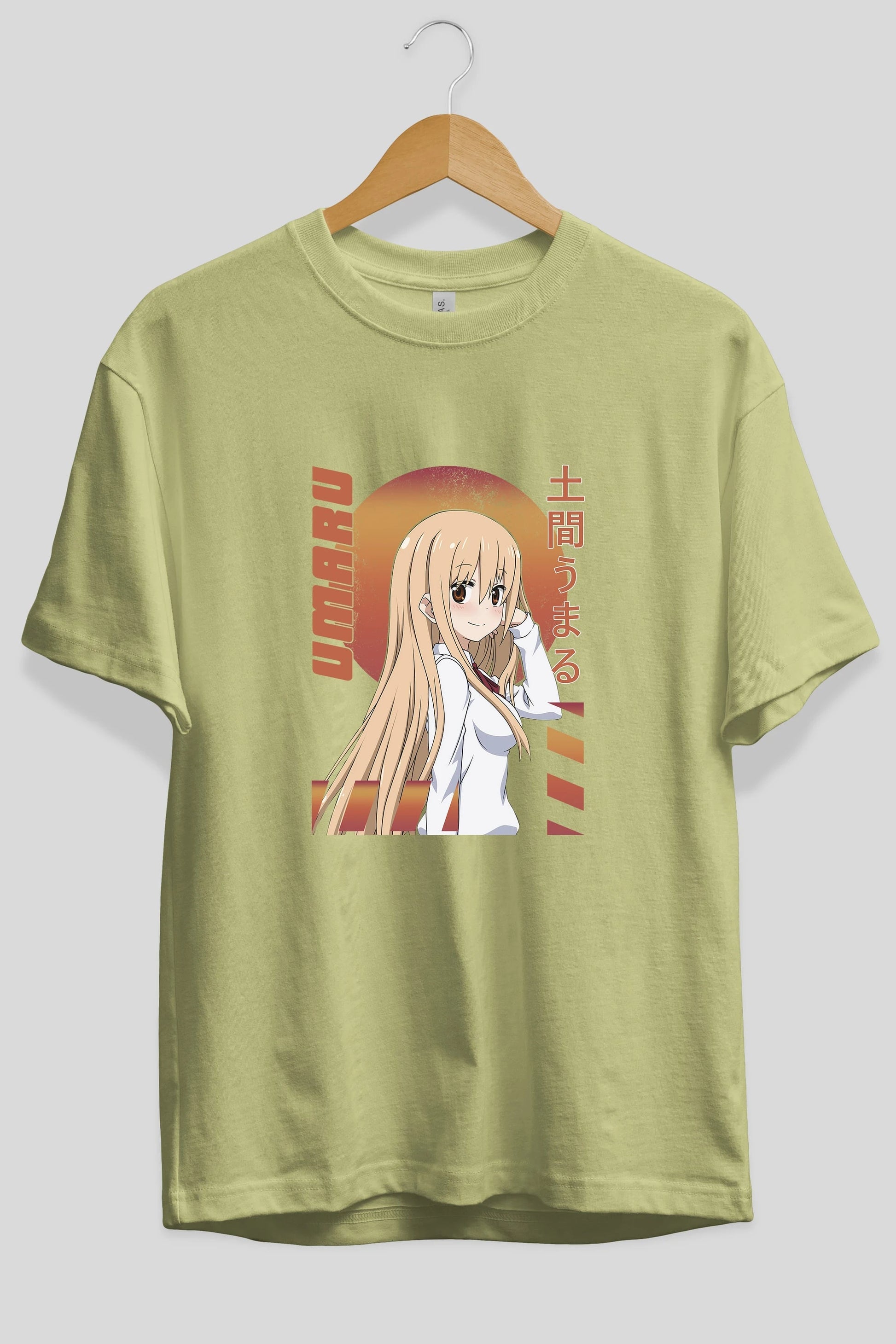 Umaru Doma 5 Anime Ön Baskılı Oversize t-shirt %100 pamuk Erkek Kadın Unisex