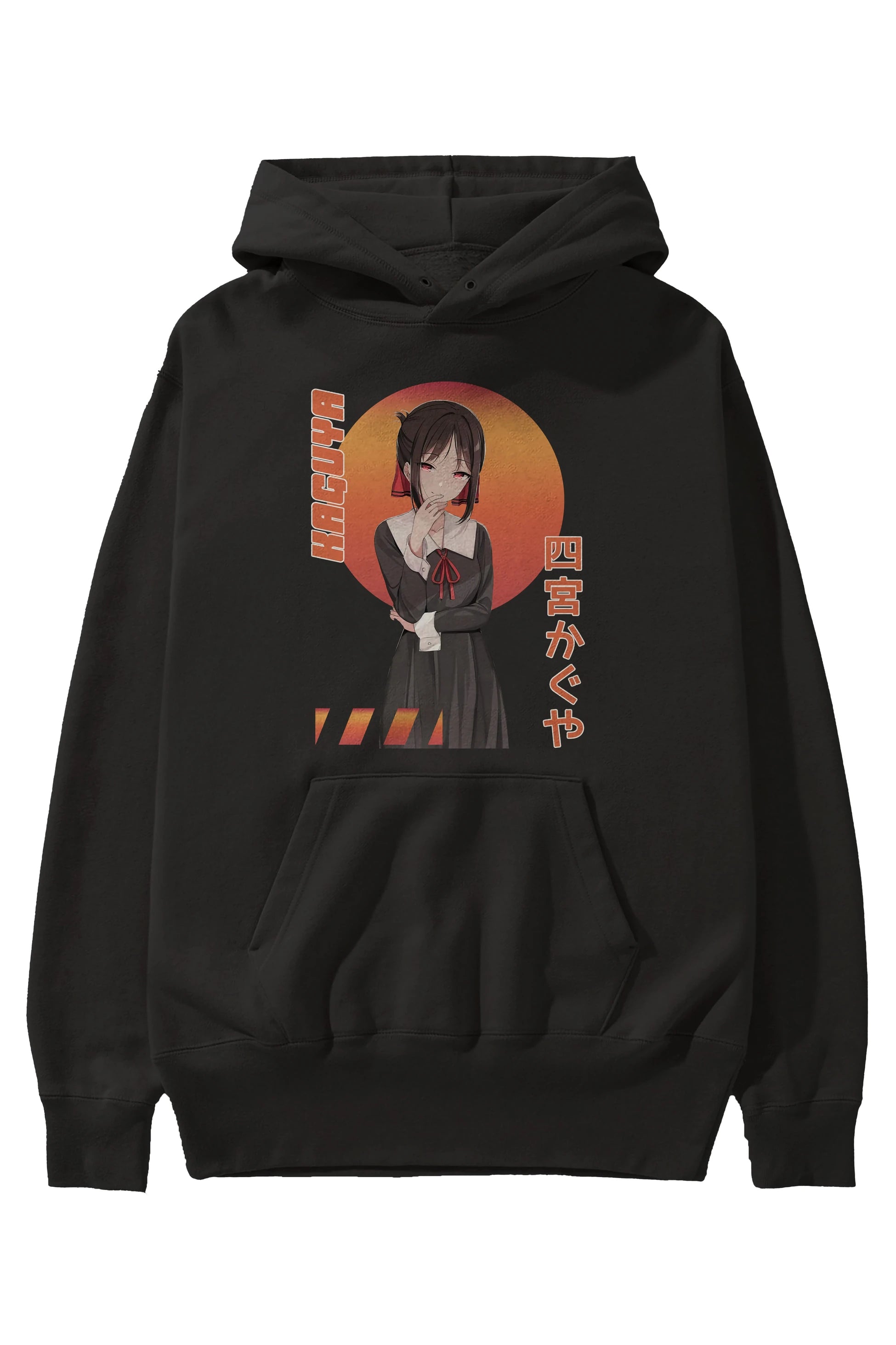 Kaguya Shinomiya 5 Anime Ön Baskılı Hoodie Oversize Kapüşonlu Sweatshirt Erkek Kadın Unisex