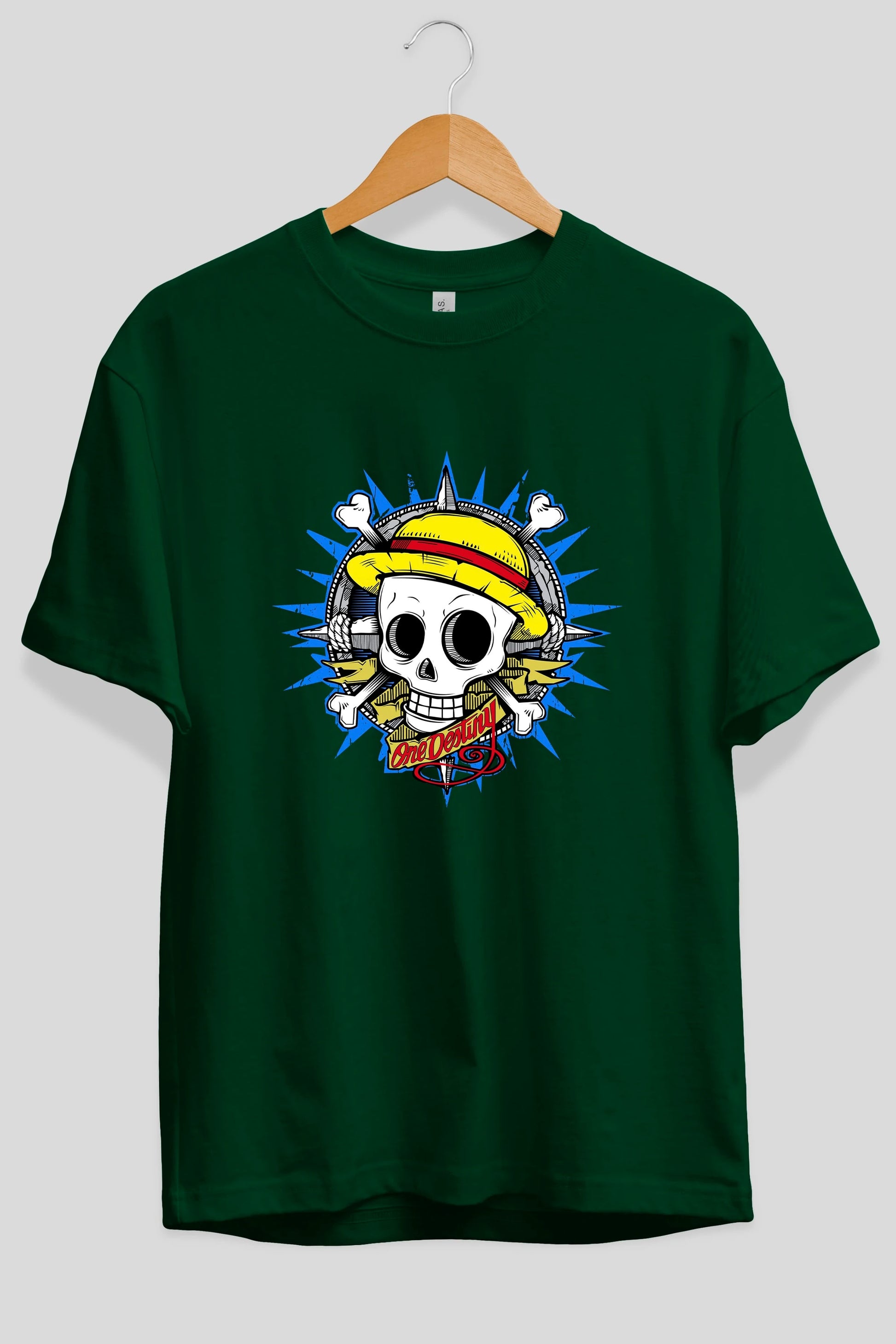 One destiny Anime Ön Baskılı Oversize t-shirt Erkek Kadın Unisex
