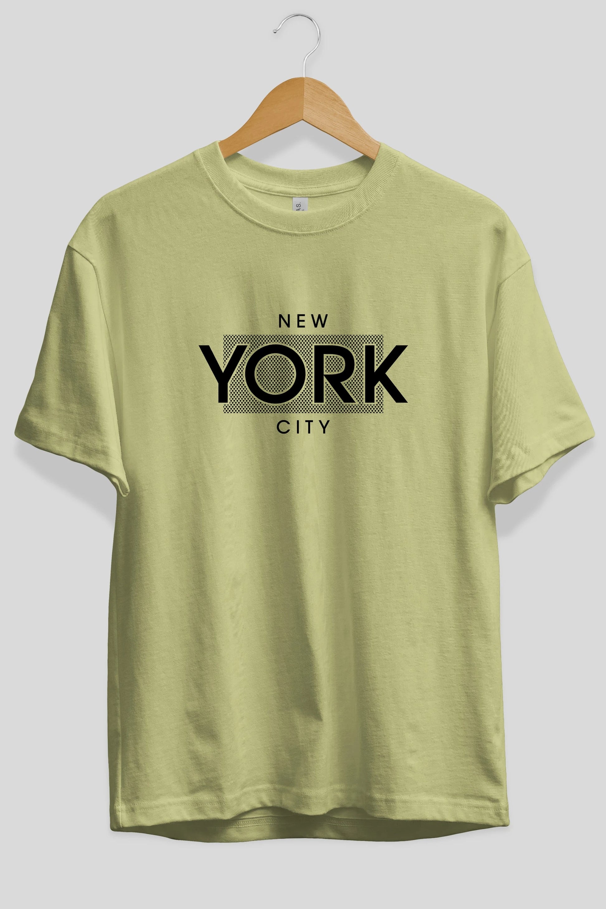 New York City Ön Baskılı Oversize t-shirt Erkek Kadın Unisex