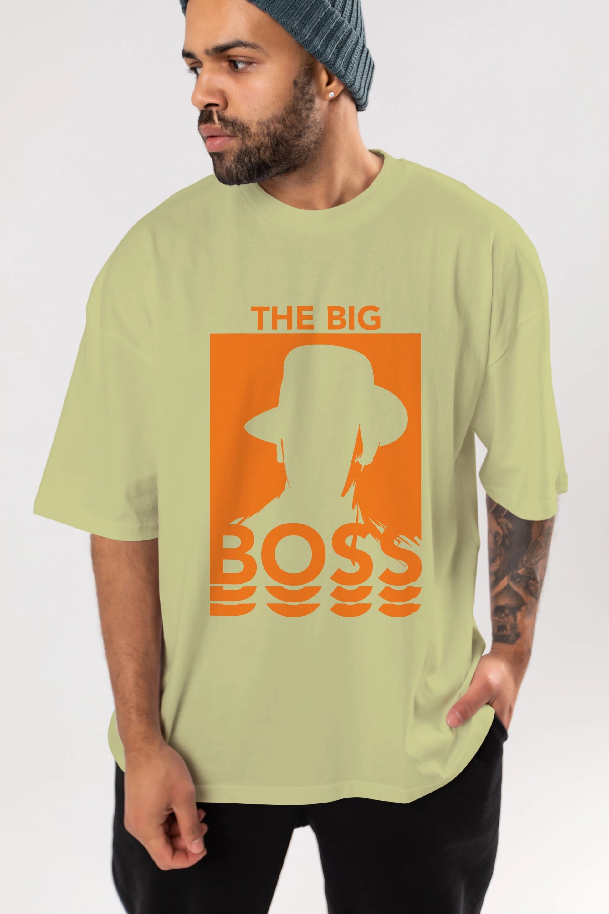 The Big Boss Ön Baskılı Oversize t-shirt Erkek Kadın Unisex