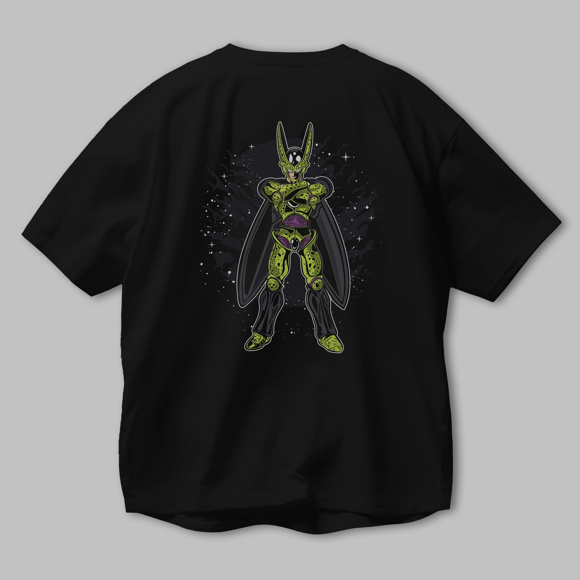 CELL Arka Baskılı Oversize t-shirt Erkek Kadın Unisex %100 Pamuk
