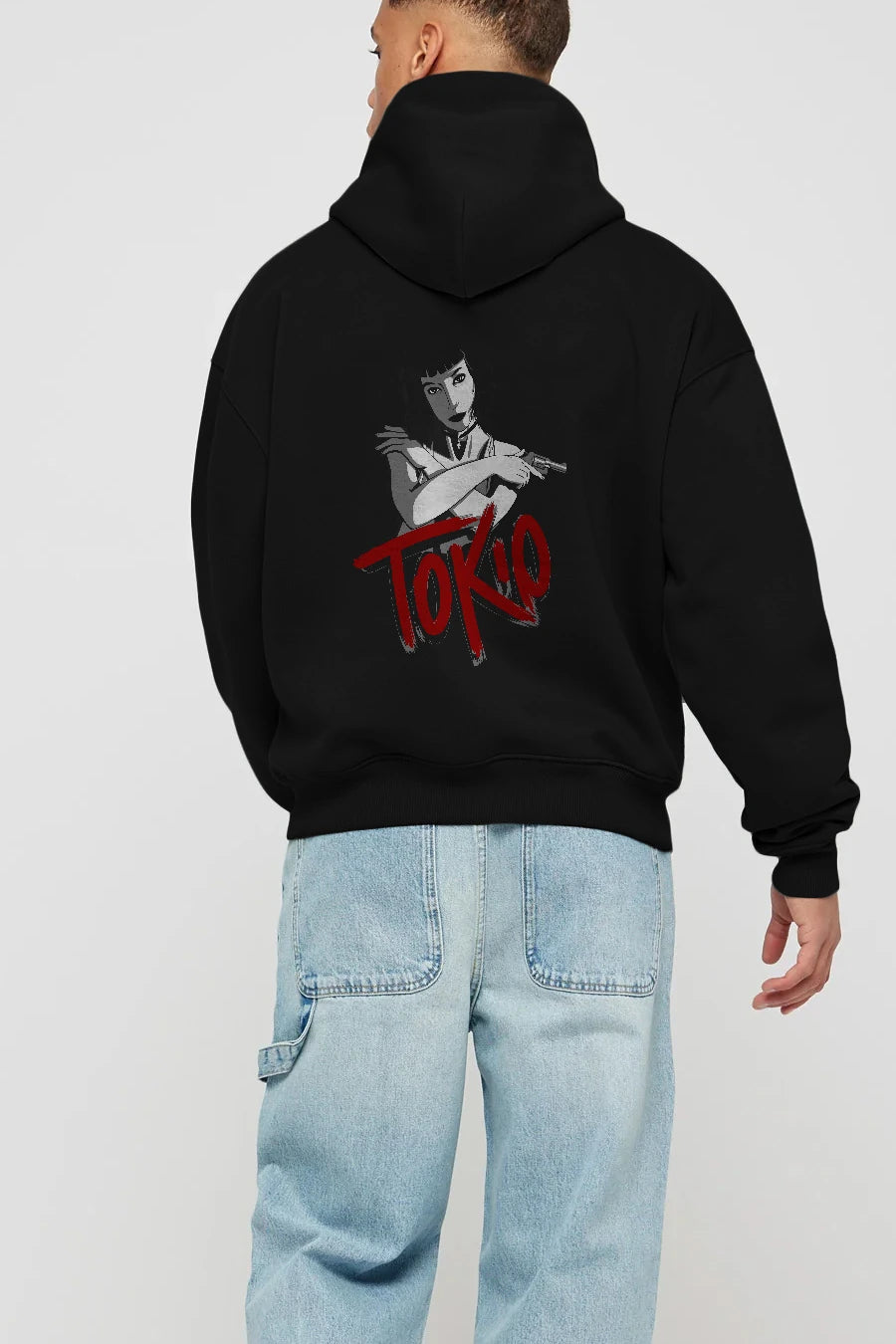La Casa De Papel (10) Arka Baskılı Hoodie Oversize Kapüşonlu Sweatshirt Erkek Kadın Unisex
