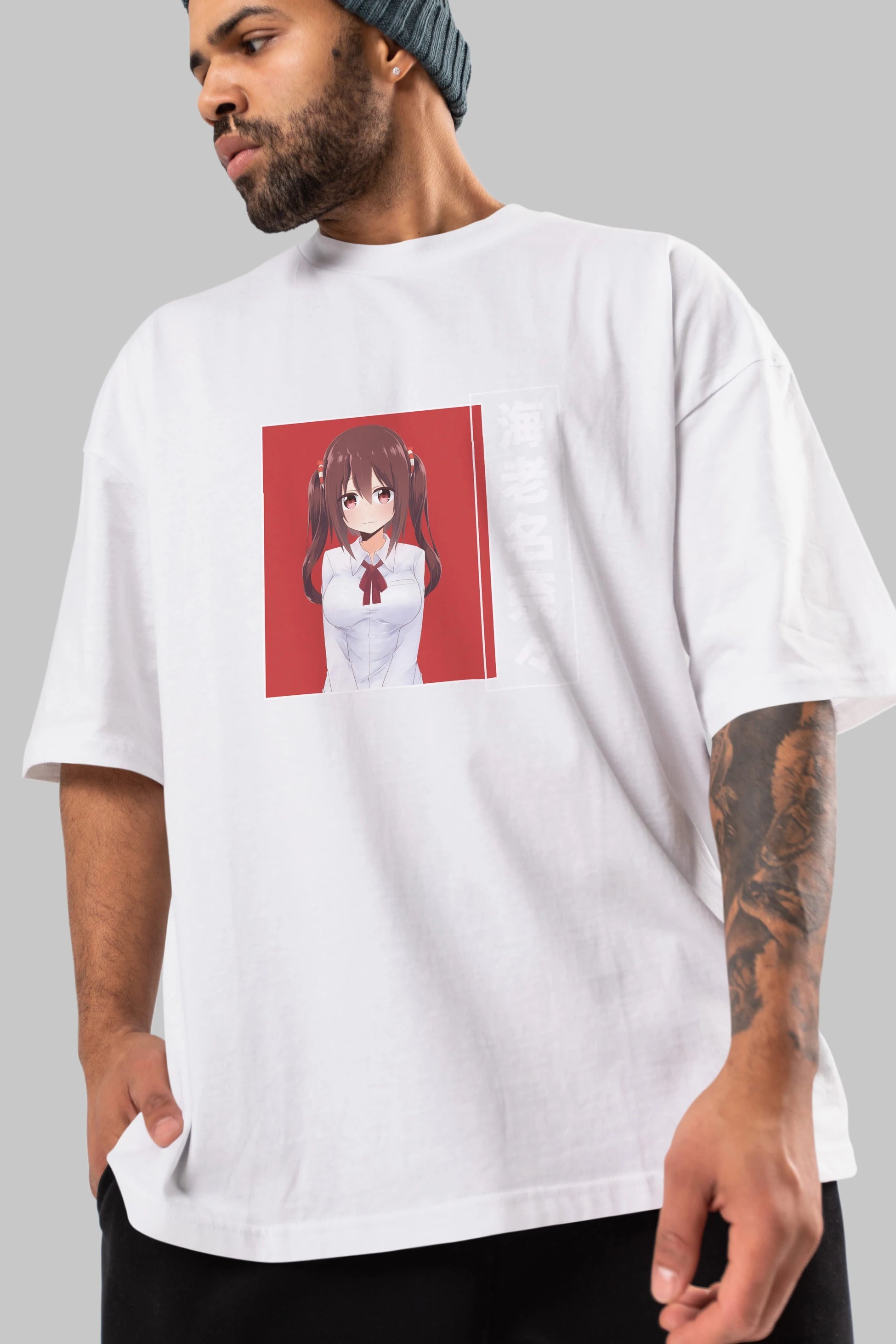 Nana Ebina 1 Anime Ön Baskılı Oversize t-shirt %100 pamuk Erkek Kadın Unisex