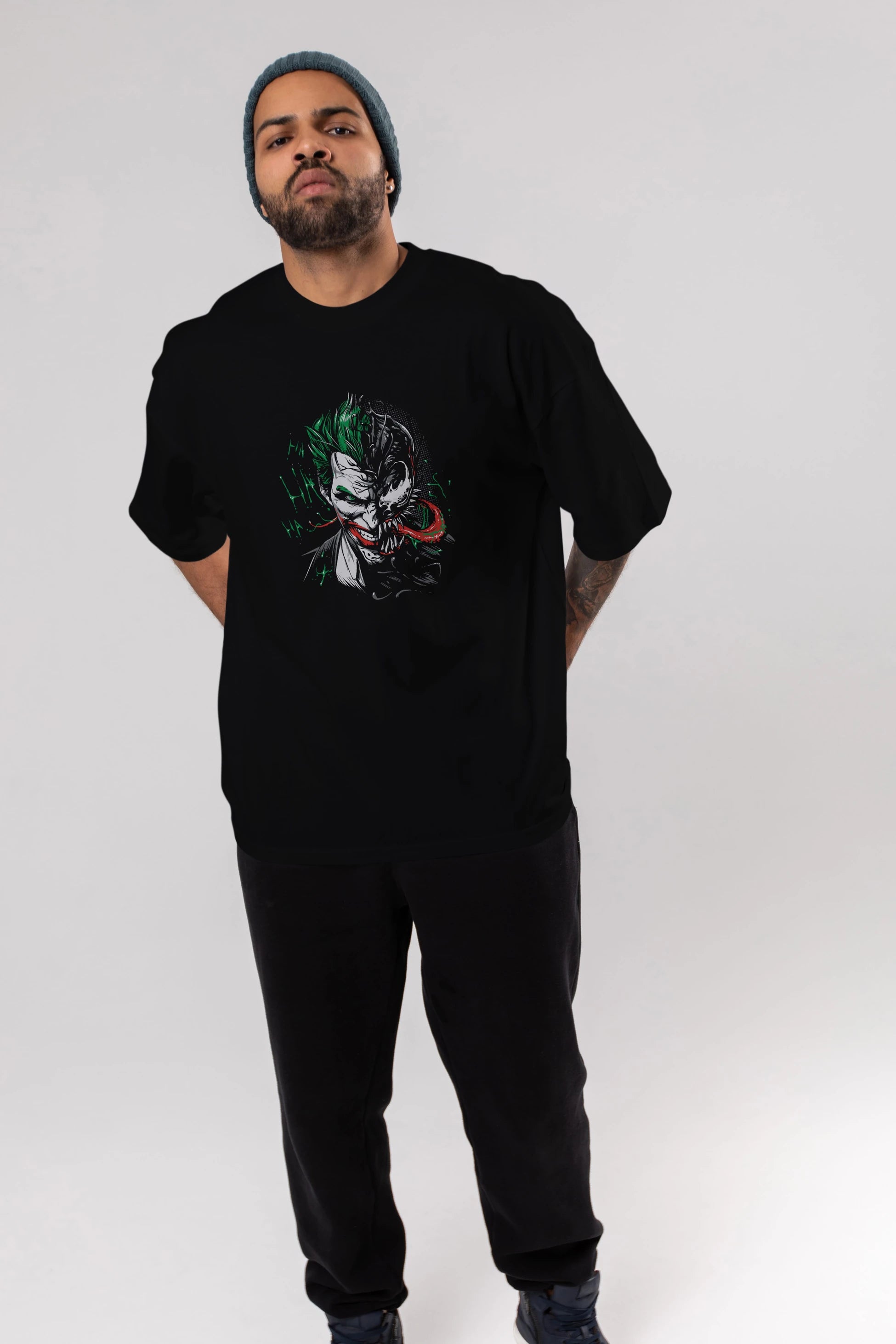 Venom (16) Ön Baskılı Oversize t-shirt Erkek Kadın Unisex %100 Pamuk Bisiklet Yaka tişort