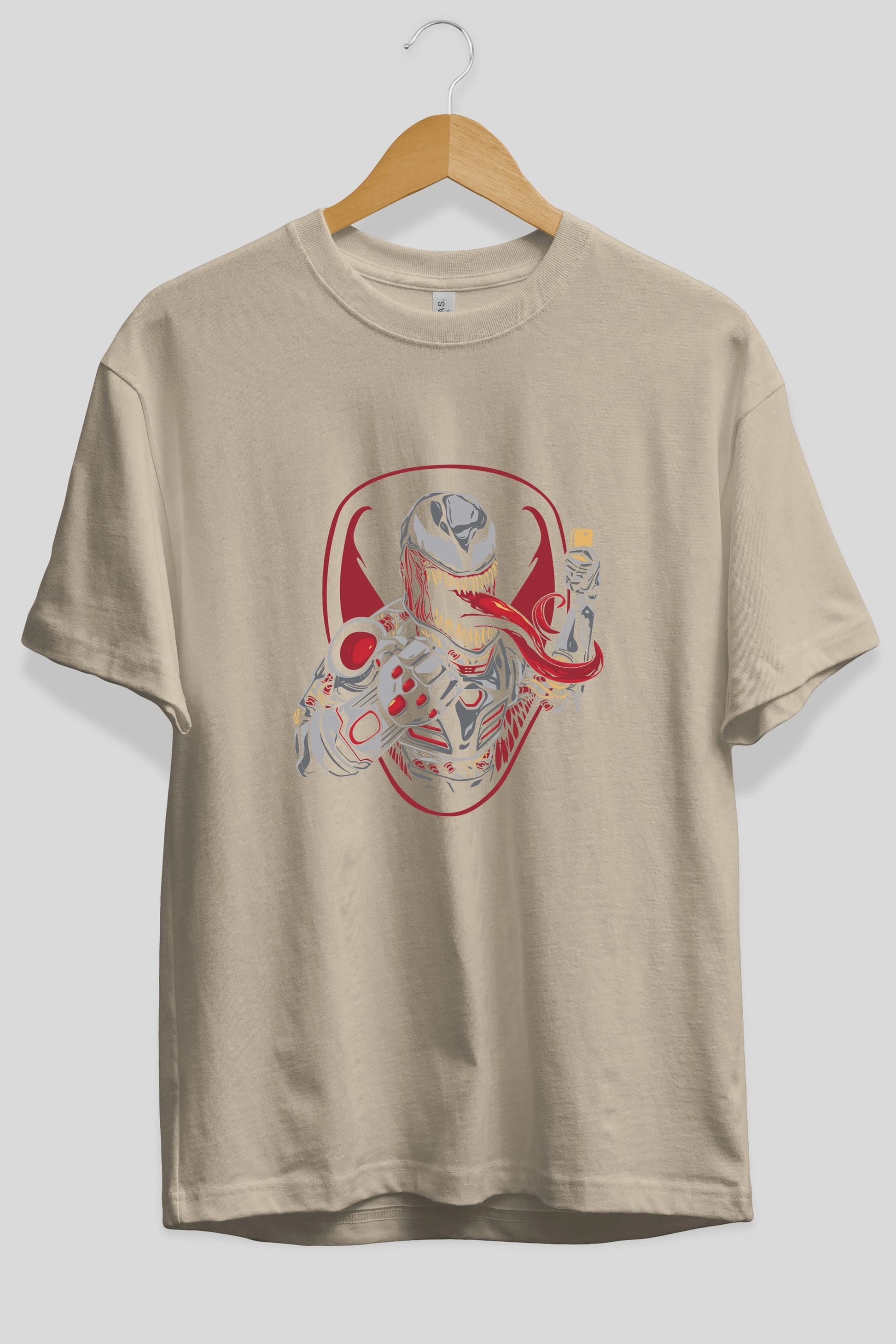 Venom (17) Ön Baskılı Oversize t-shirt Erkek Kadın Unisex %100 Pamuk Bisiklet Yaka tişort
